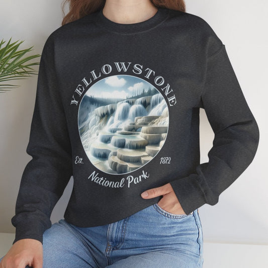 us yellowstone sweatshirt great gift for girlfriend, mindful present for husband emberking on his journey to us np, apparel for those who live wild life and love us national parks