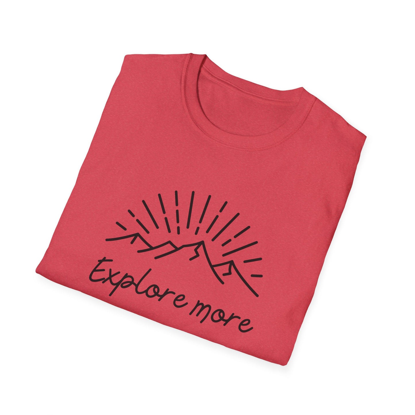 Explora más . Camiseta unisex de estilo suave