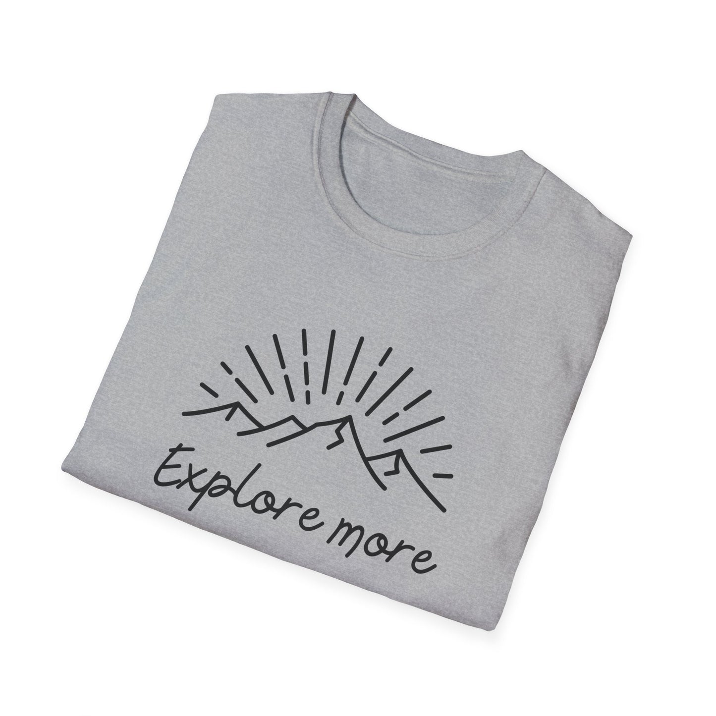 Explora más . Camiseta unisex de estilo suave