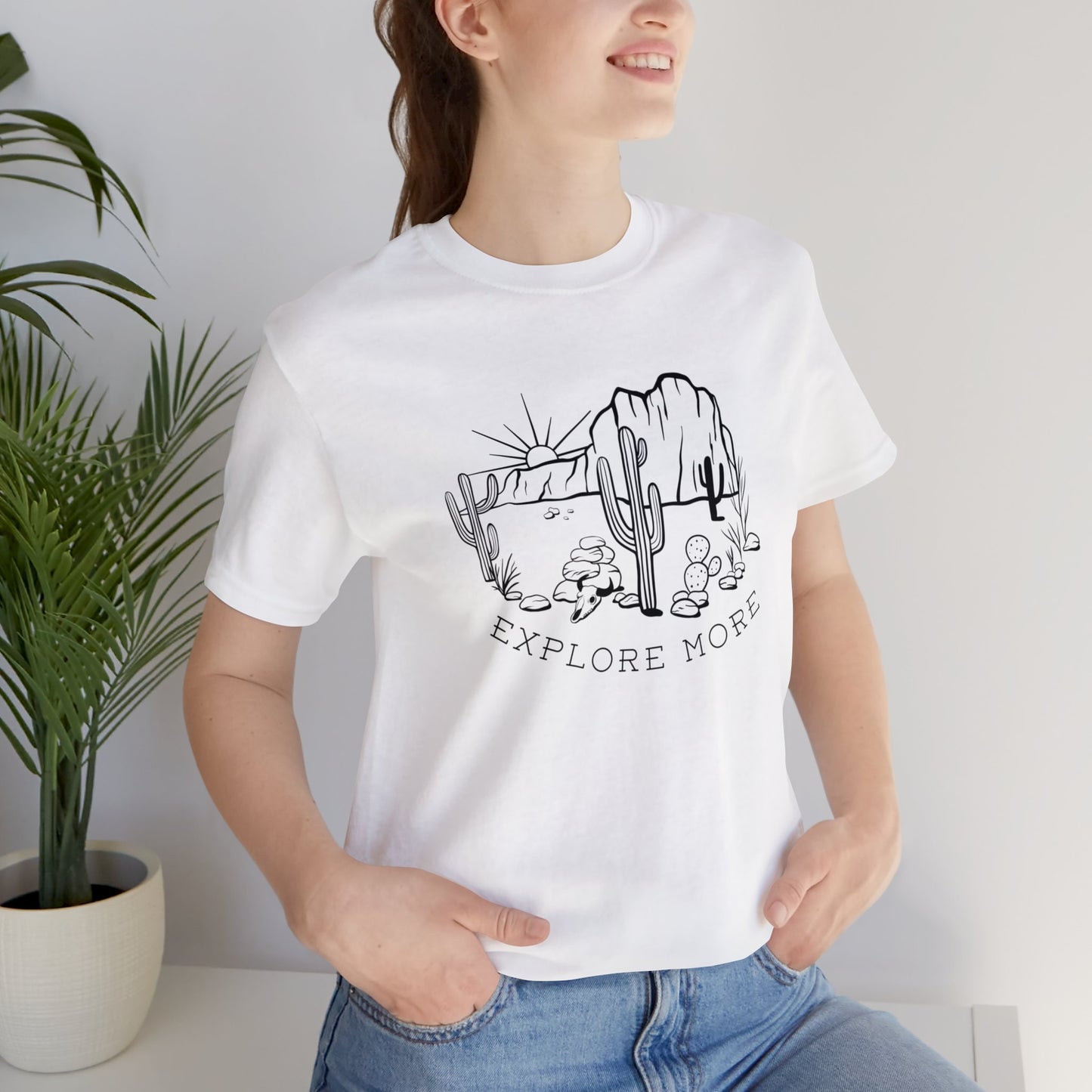 Explora más camiseta de manga corta unisex Jersey del desierto