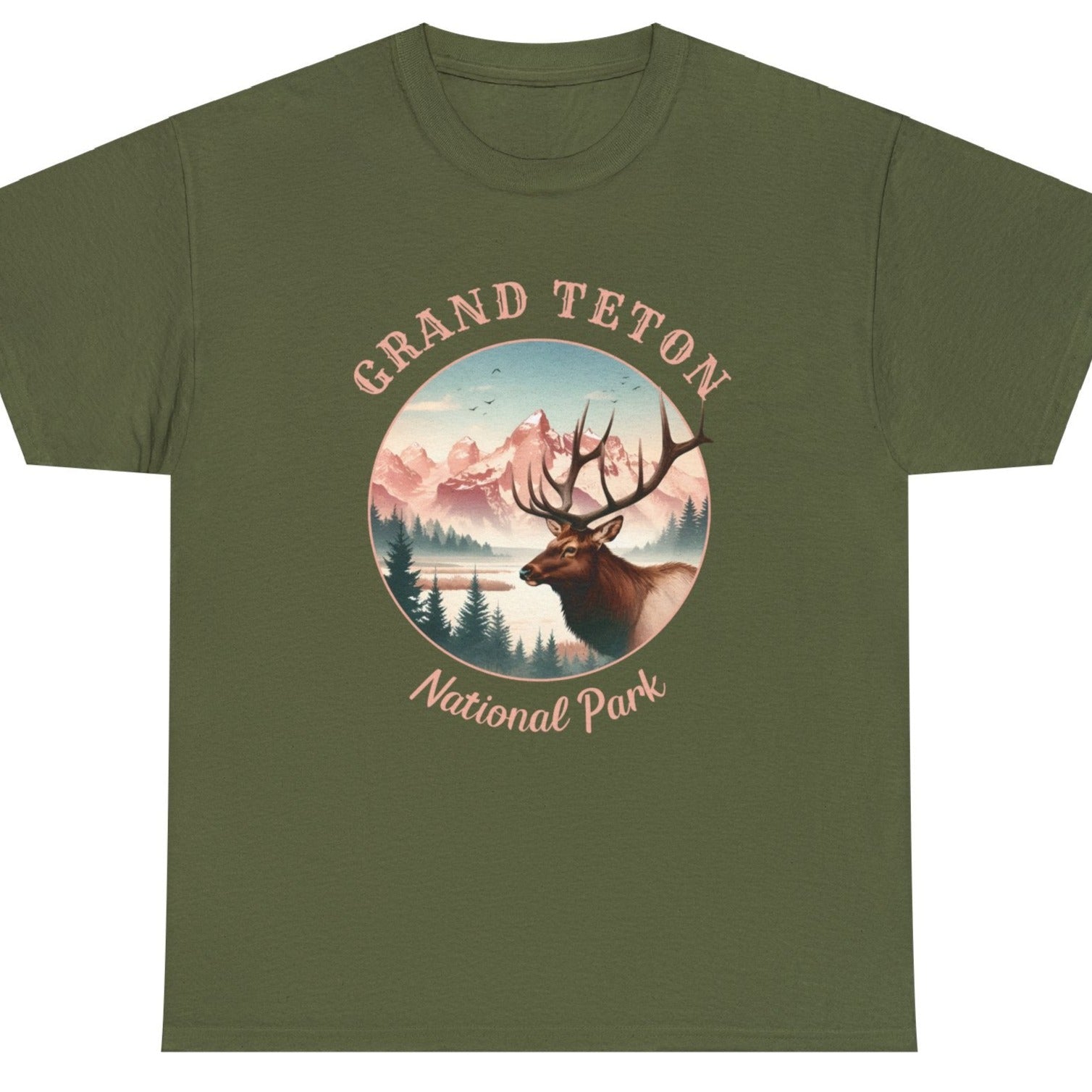 grand teton national park usa  t-shirt nice gifts for loved ones, perfect for enthusiast hikers to explore us parks. Live wild, live free, live full life