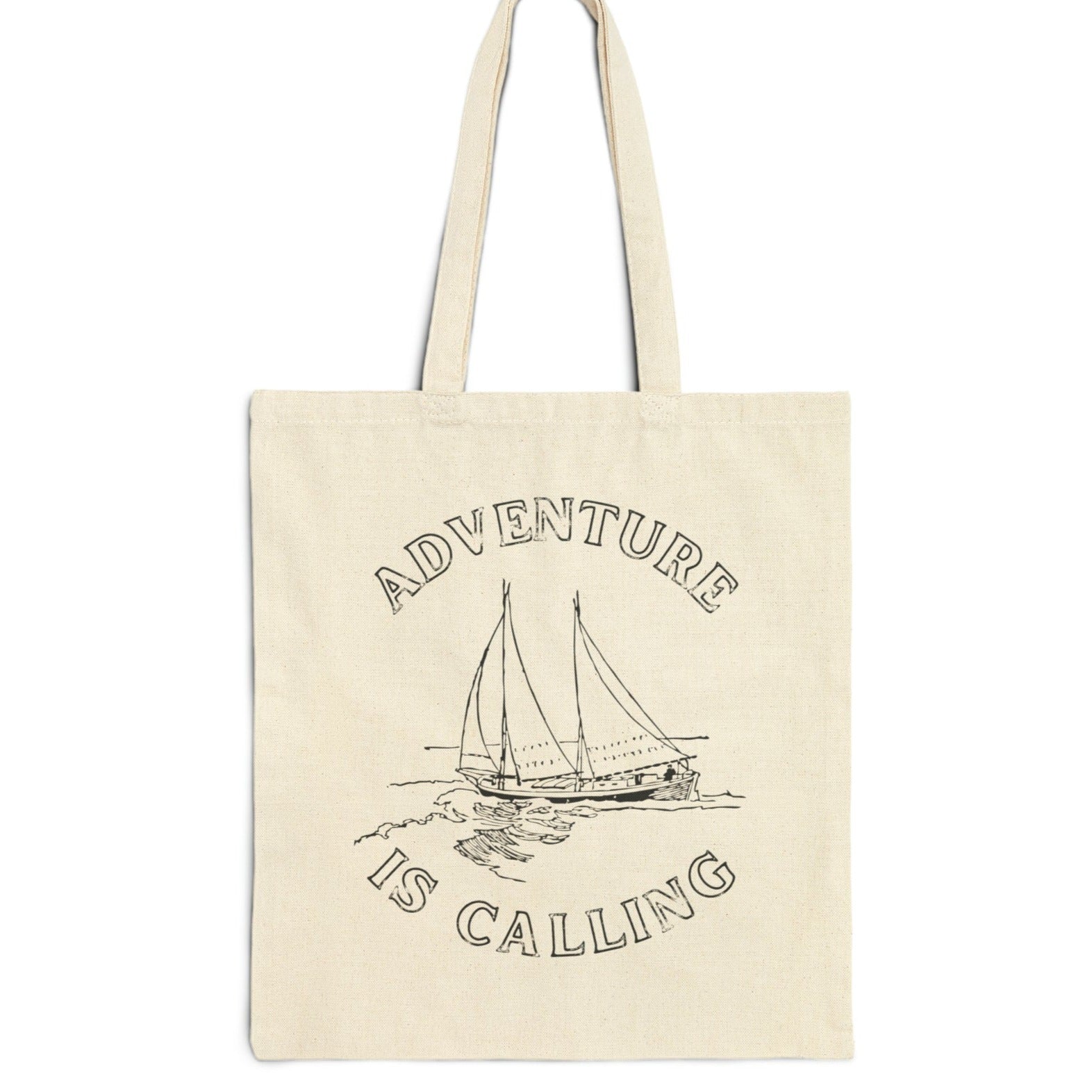 tote bag sailboat design gift for man, present for woman invitation to a sailing holiday or an adventure on yacht