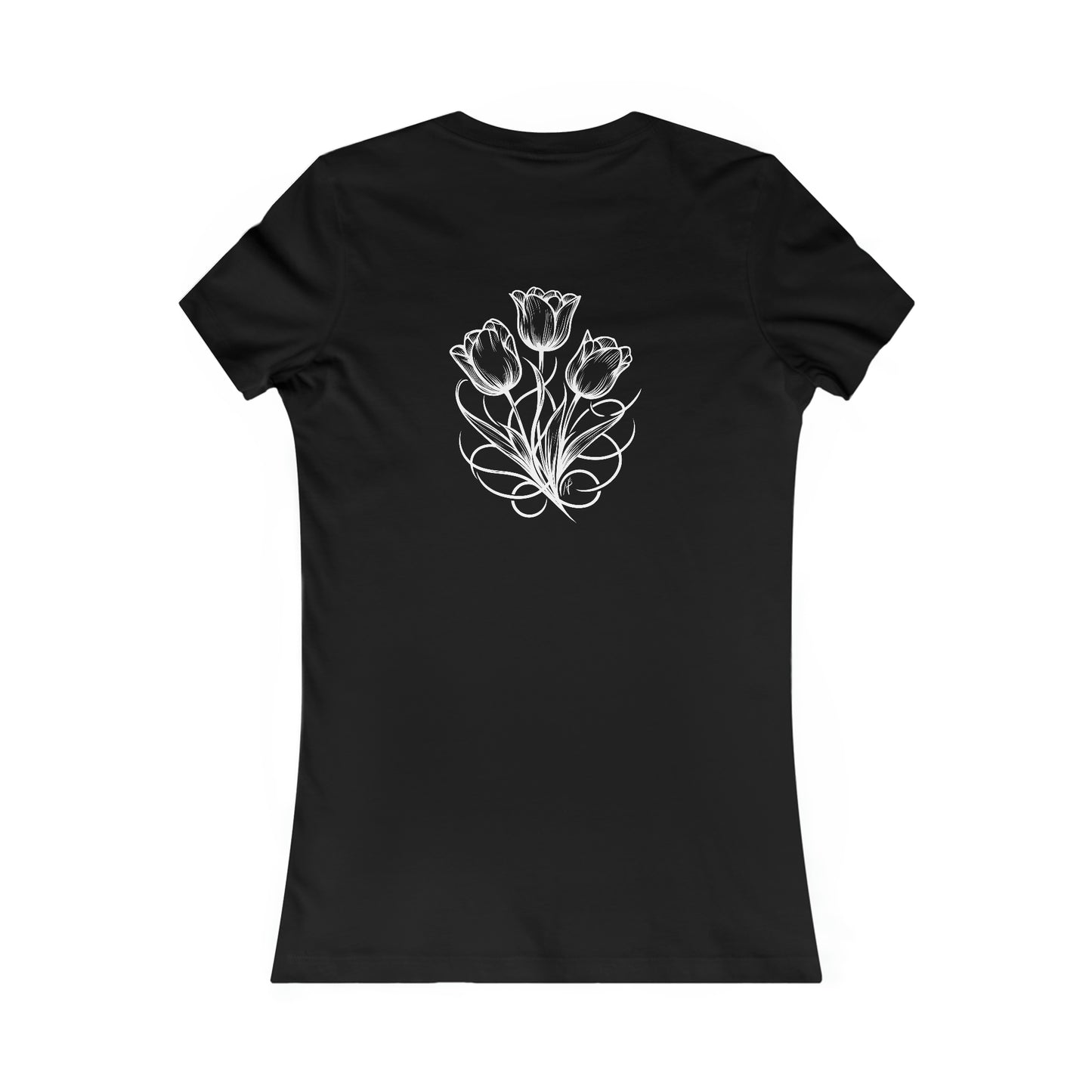 3 tulipanes Camiseta favorita de las mujeres