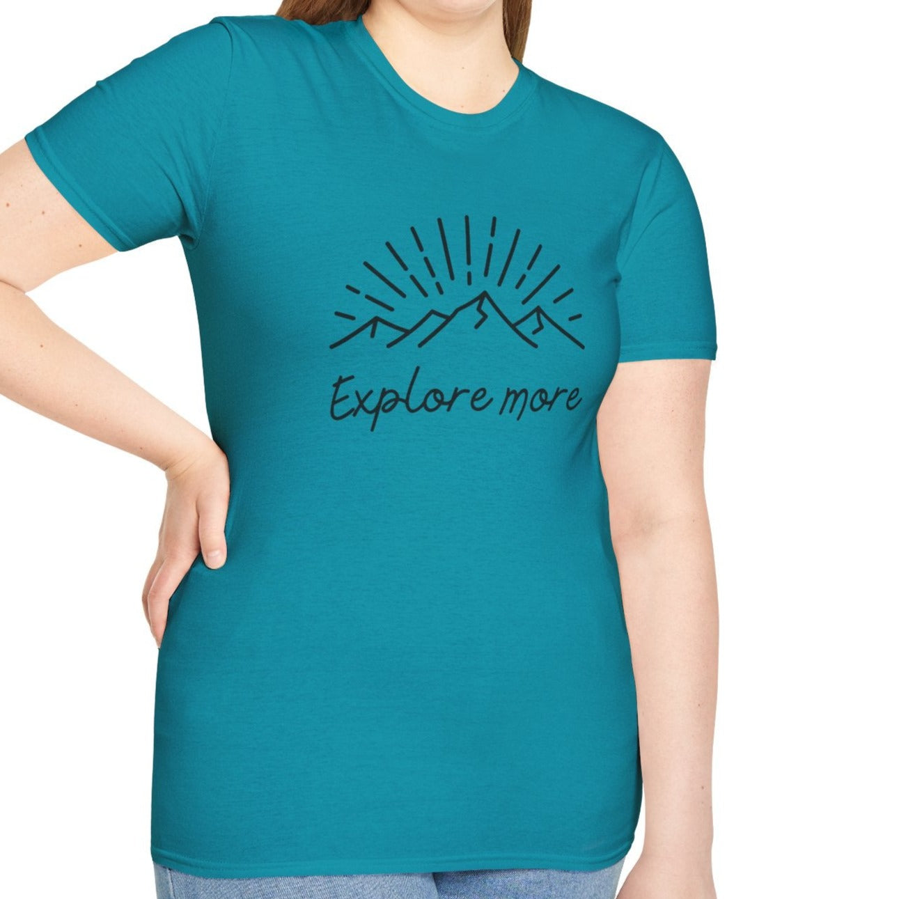 Explora más . Camiseta unisex de estilo suave