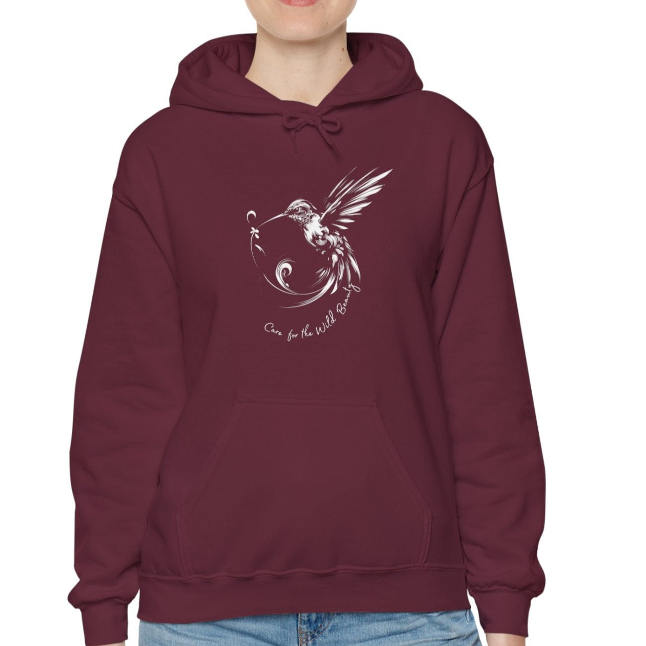 Care for the Wild Beauty, Hummingbird Hoodie