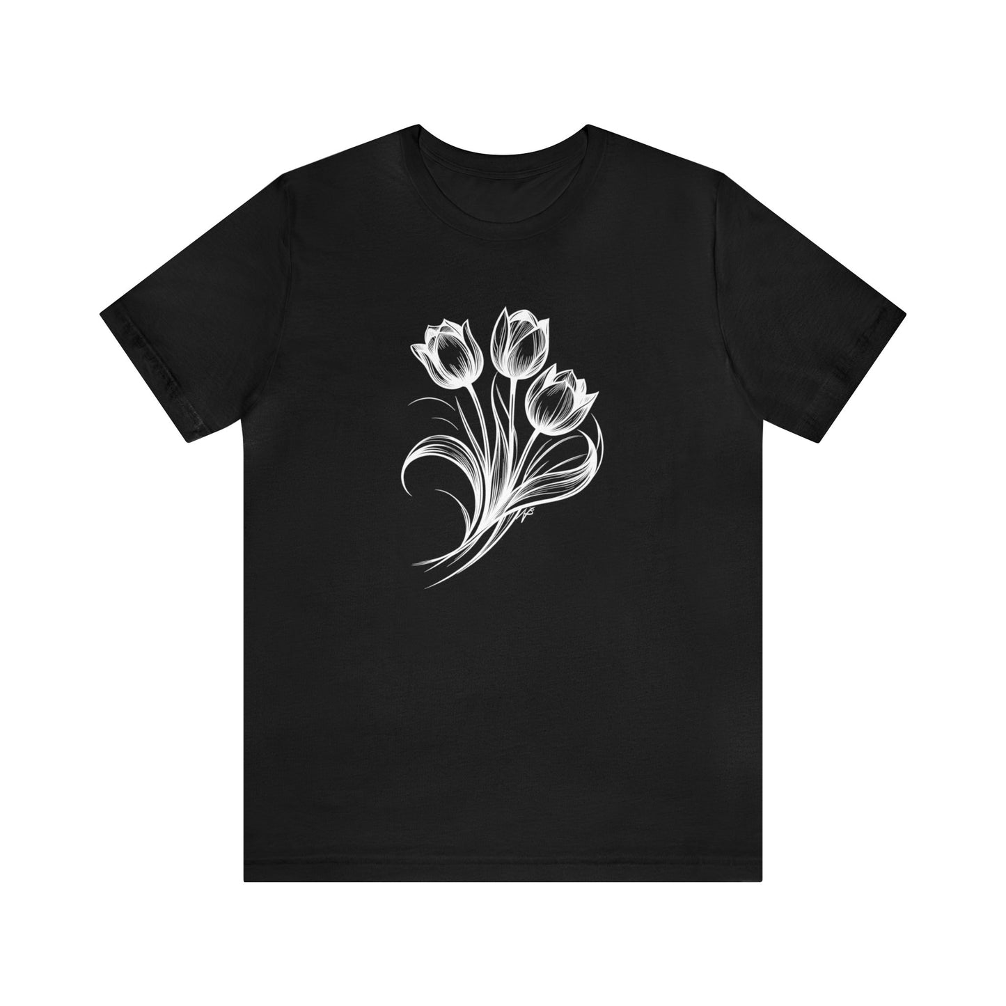 Tulips, tatoo style design Tee