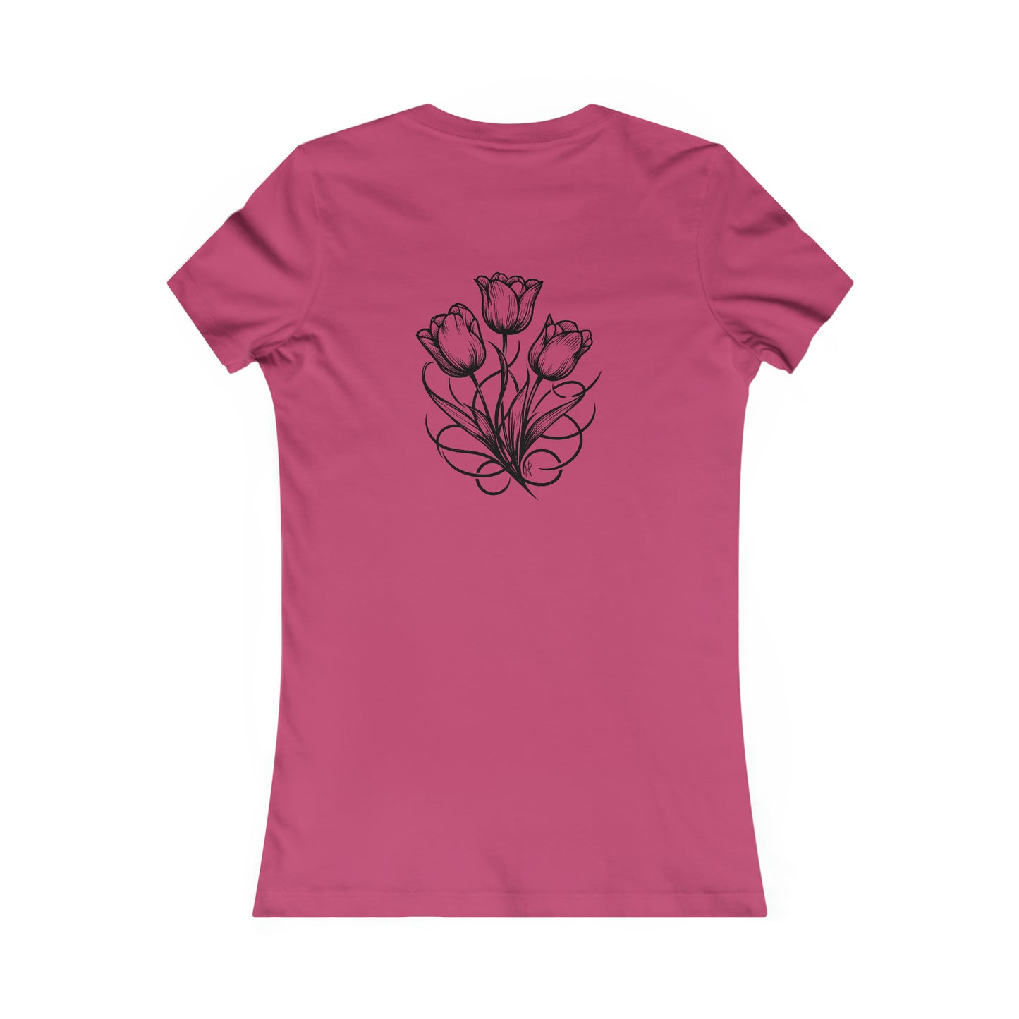 Tulips, Tattoo style Women's Tee