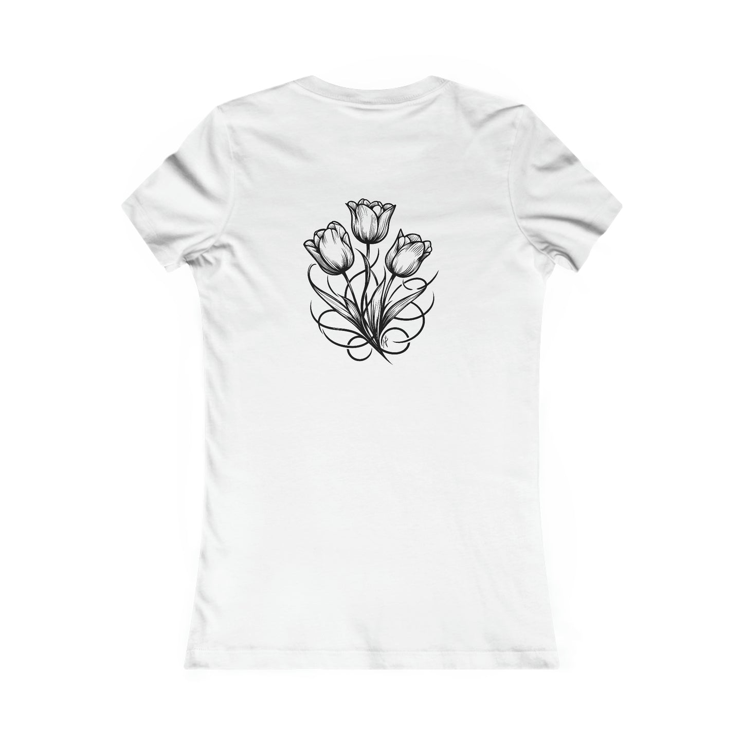 Tulips, Tattoo style Women's Tee