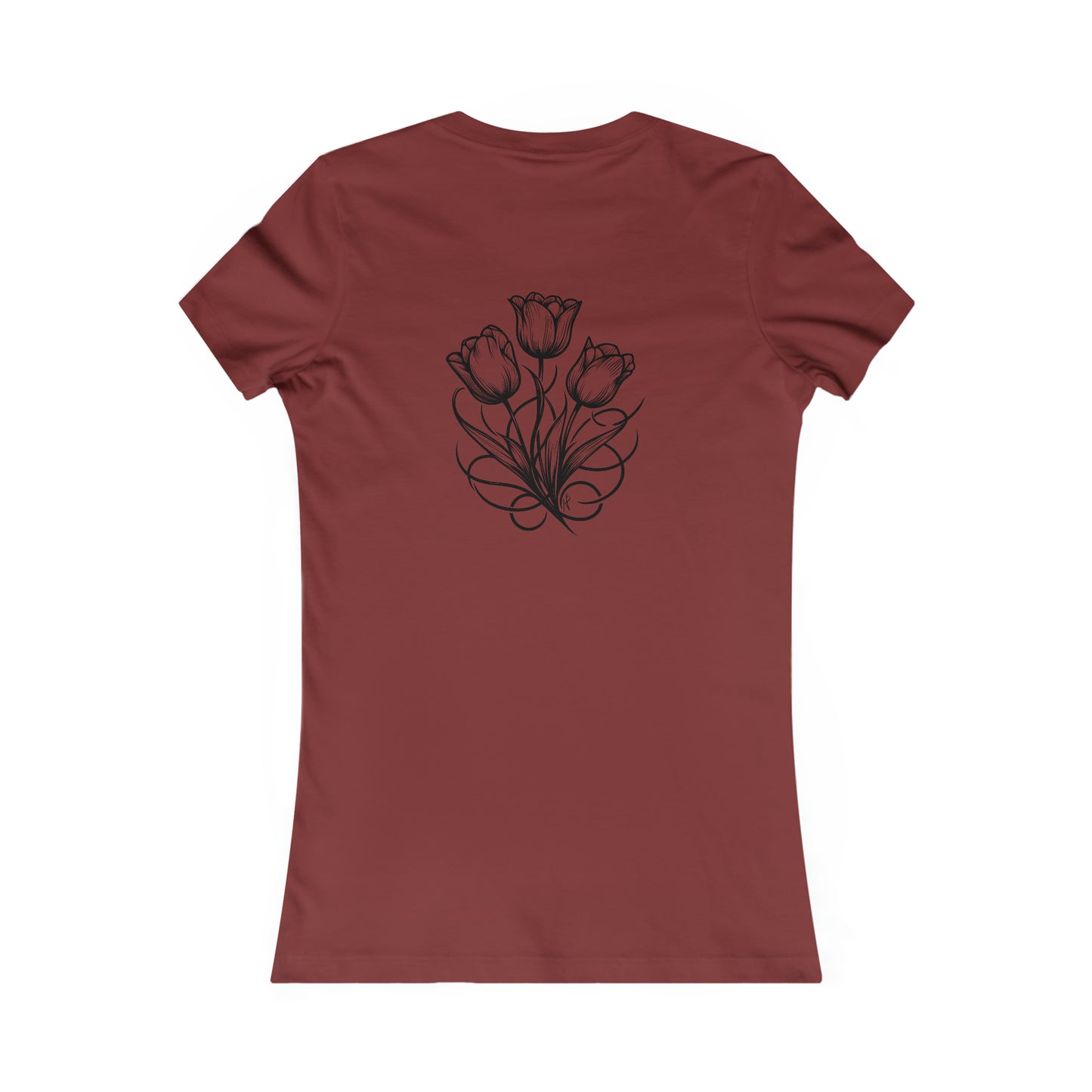 3 tulipanes Camiseta favorita de las mujeres