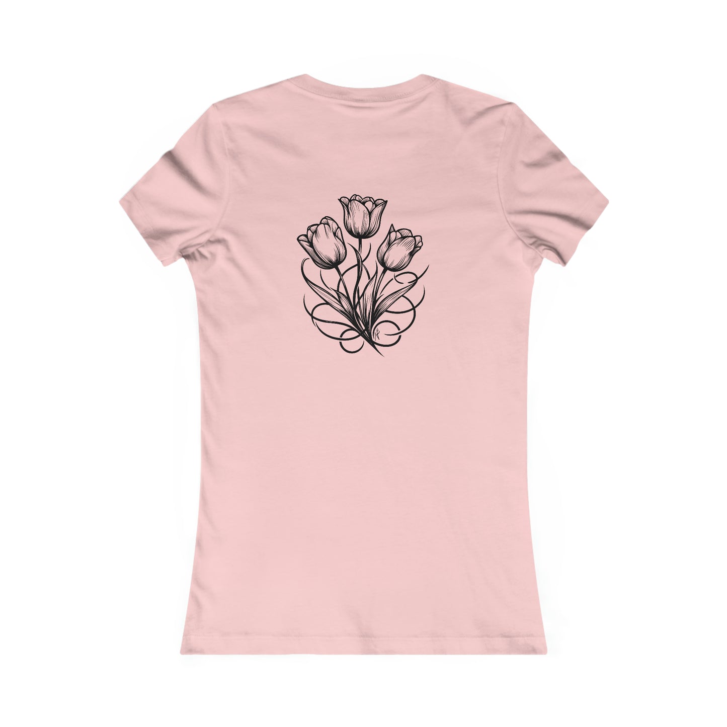 3 tulipanes Camiseta favorita de las mujeres