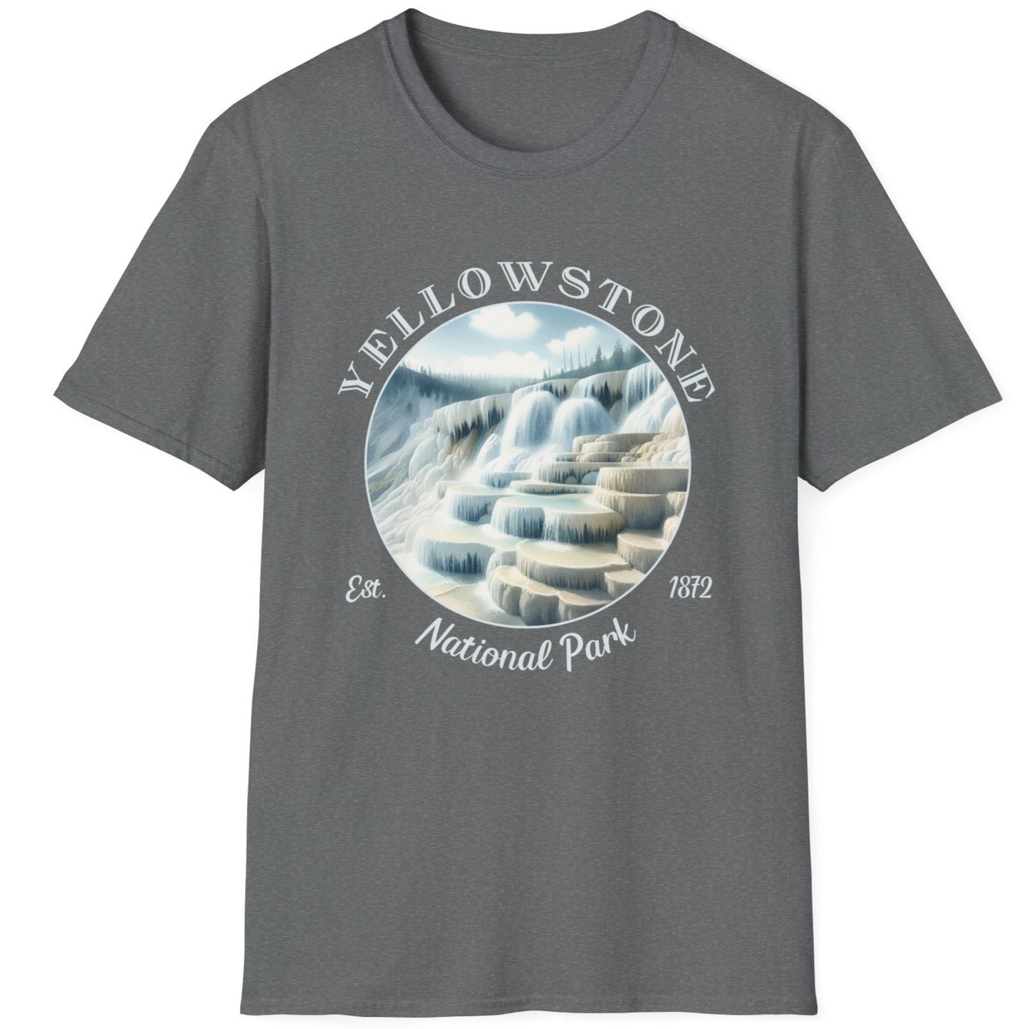 Yellow park tee cool gift for boyfriend, nice gift for wife and her wild adventure through np in usa, great statement shirt for wildlife preservation supporters and enthusiasts