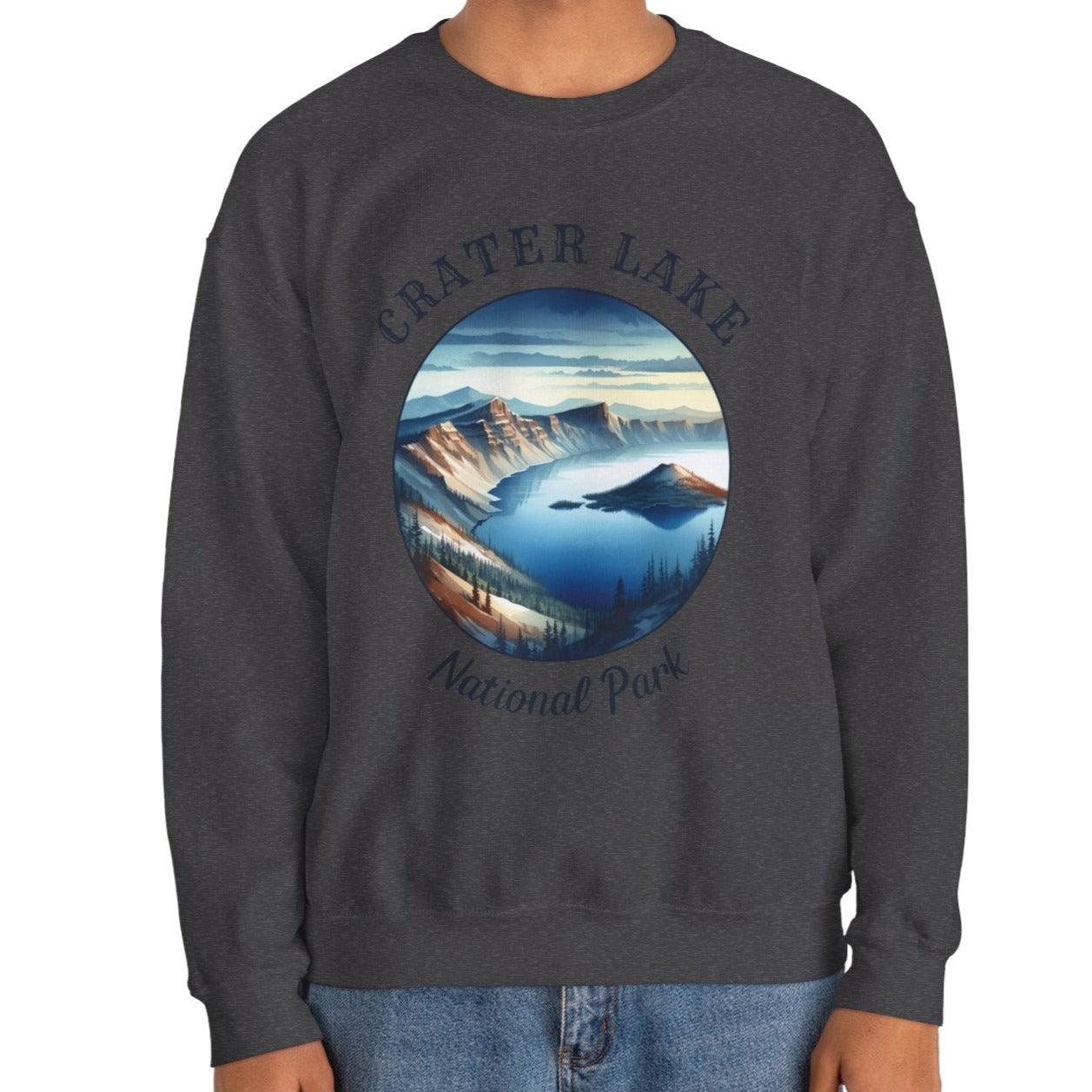 crater lake national park usa sweatshirt is nice gifts for your loved ones, perfect for enthusiast hikers and explorers of us parks. Live wild, live free, live full 