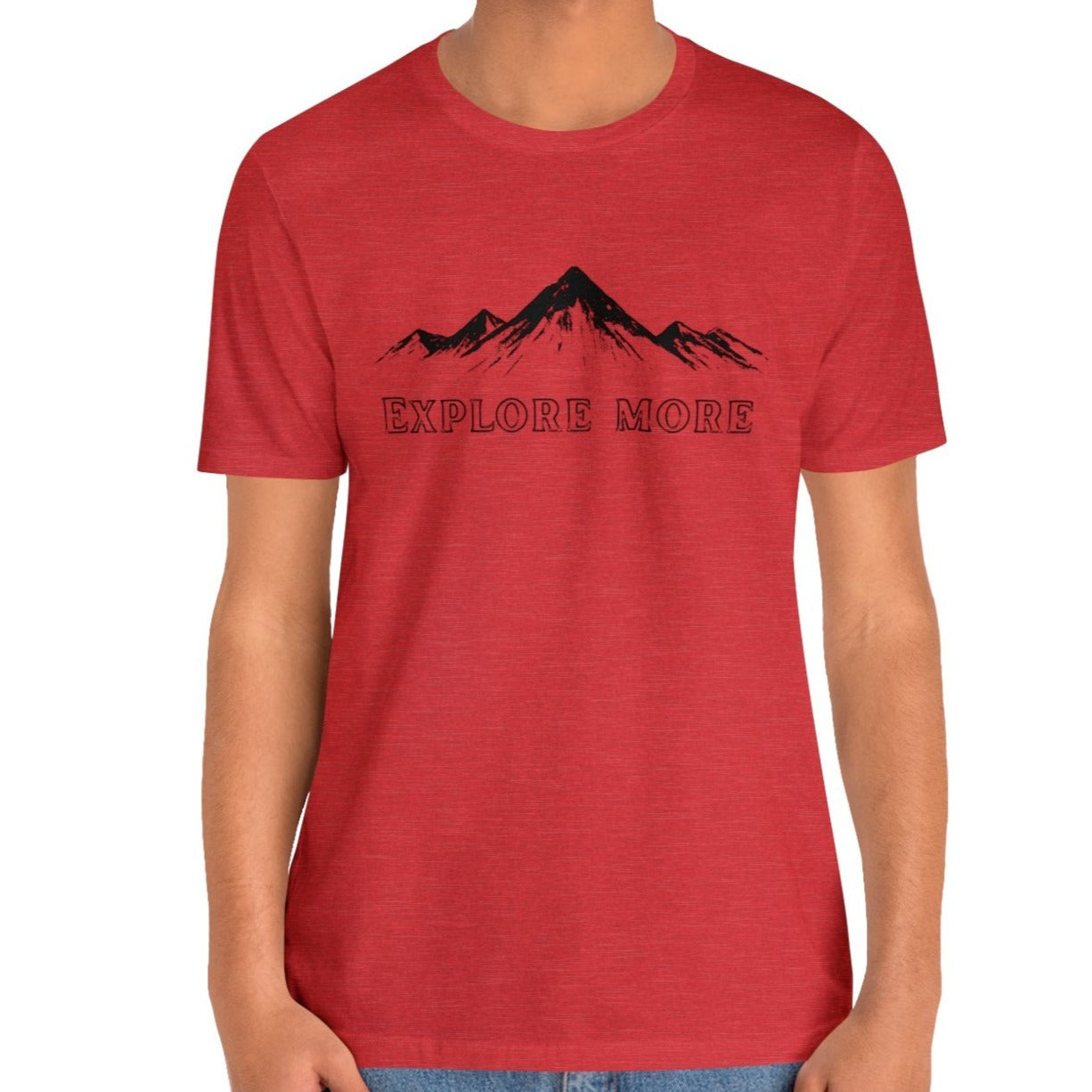 Explore More, black design Tee