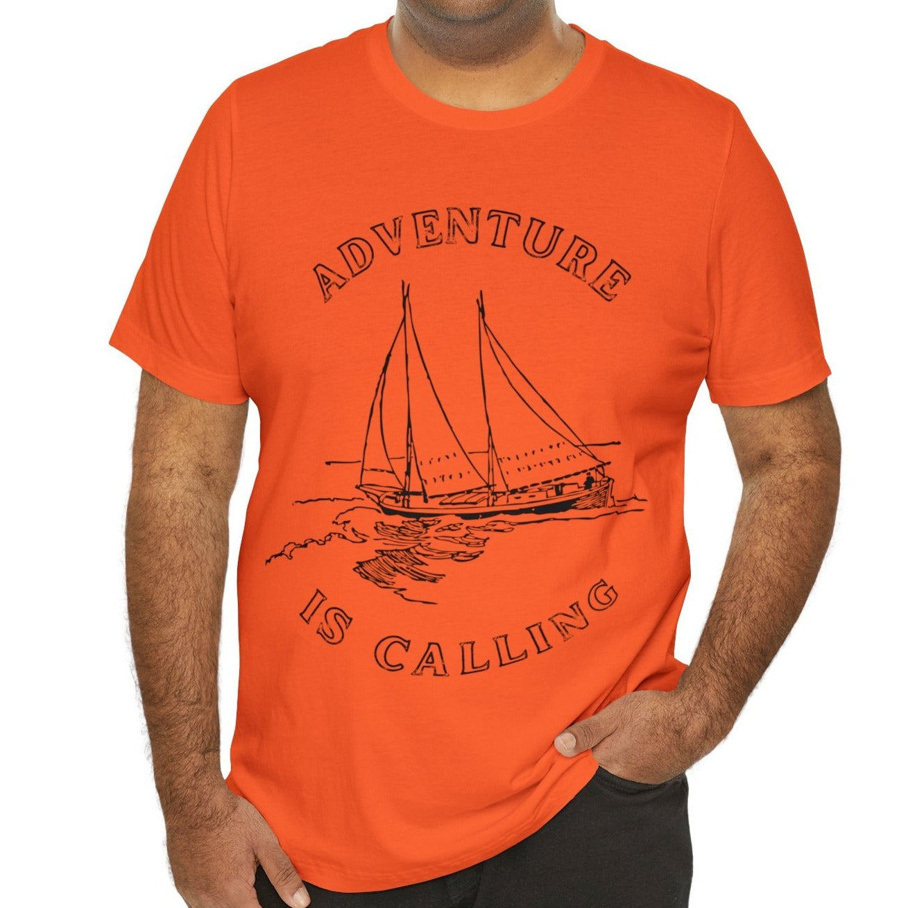 Adventure is calling, nautical Tee