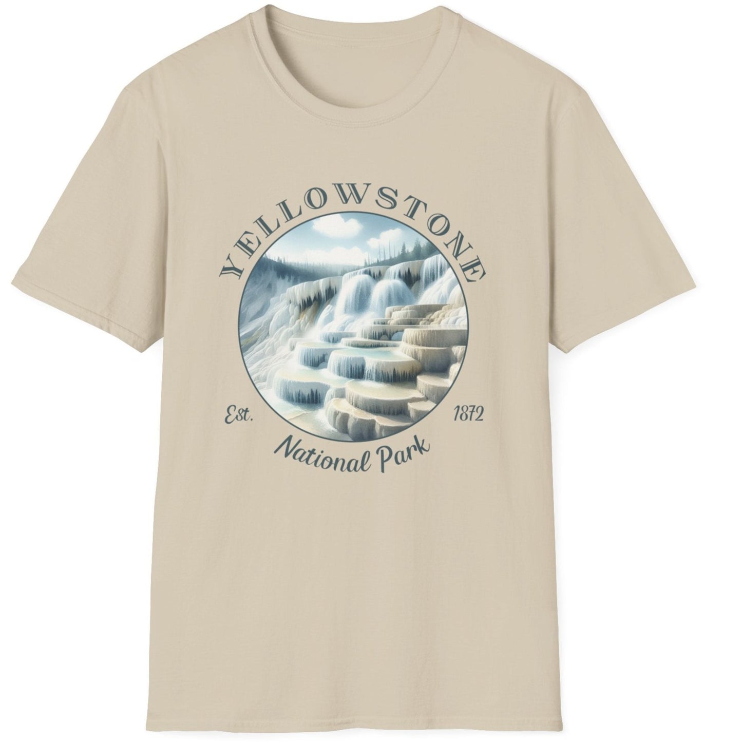 yellowstone park usa t-shirt nice gifts for your loved ones, perfect for enthusiast hikers and explorers of us parks. Live wild, live free, live full