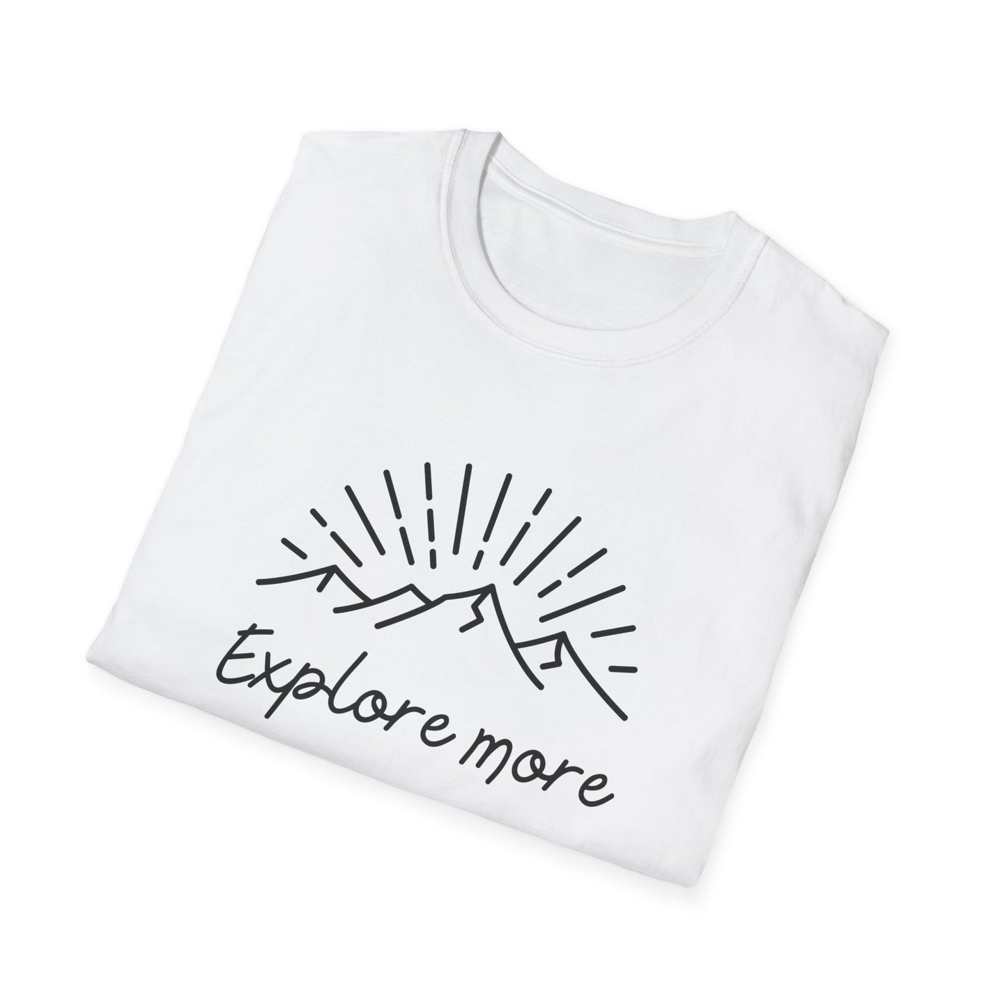 Explora más . Camiseta unisex de estilo suave