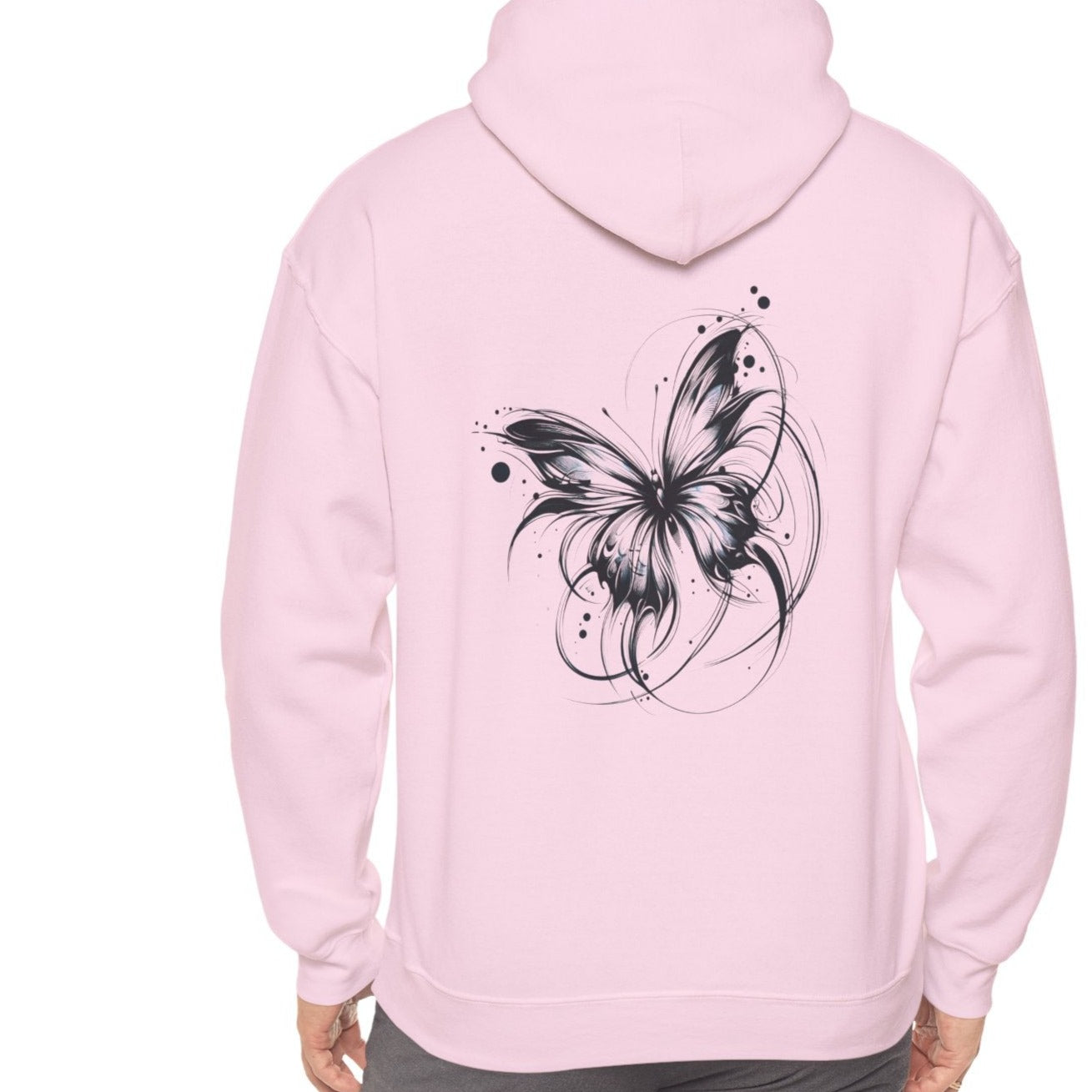 Caligraphy Butterfly Hoodie