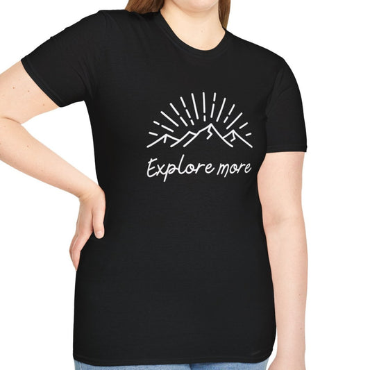 Explora más . Camiseta unisex de estilo suave