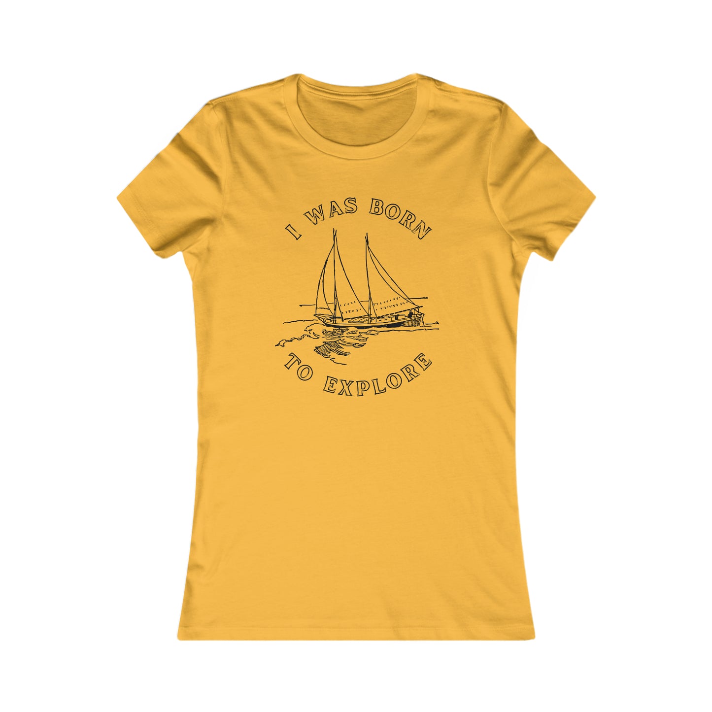 Born to Explore, Nautical Women's Tee