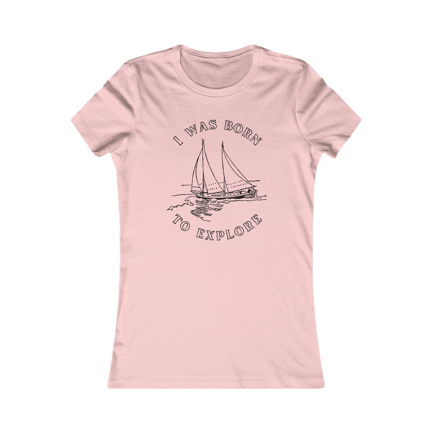 Born to Explore, Nautical Women's Tee