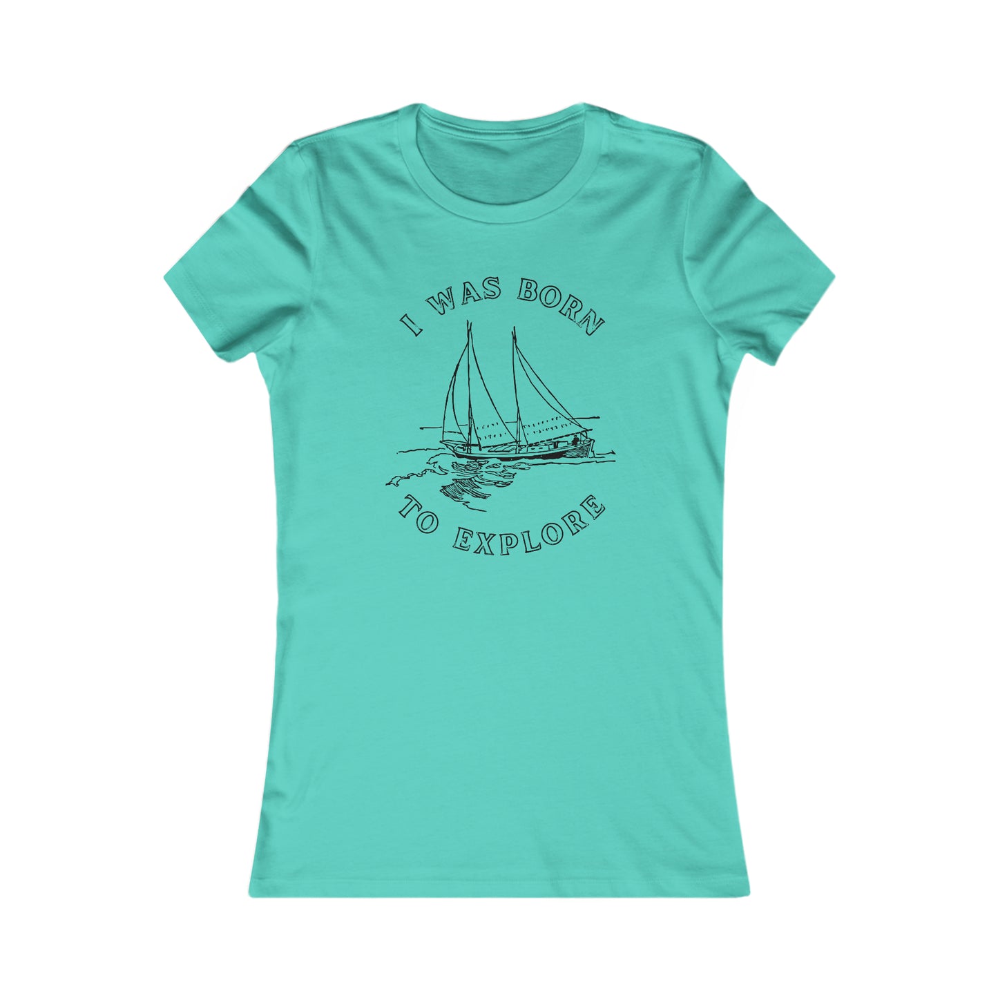 Born to Explore, Nautical Women's Tee