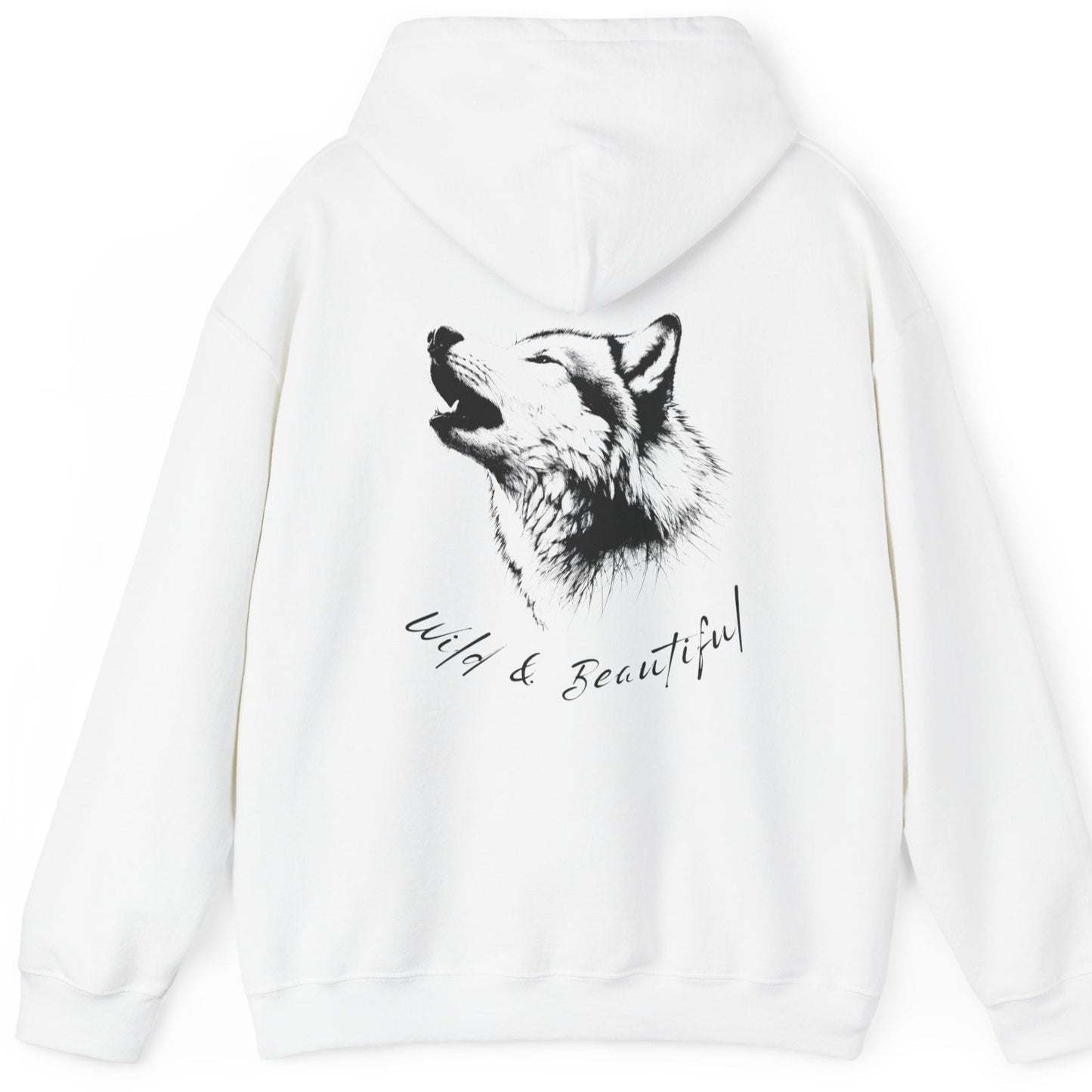 Wild and Beautiful, Female Wolf Hoodie