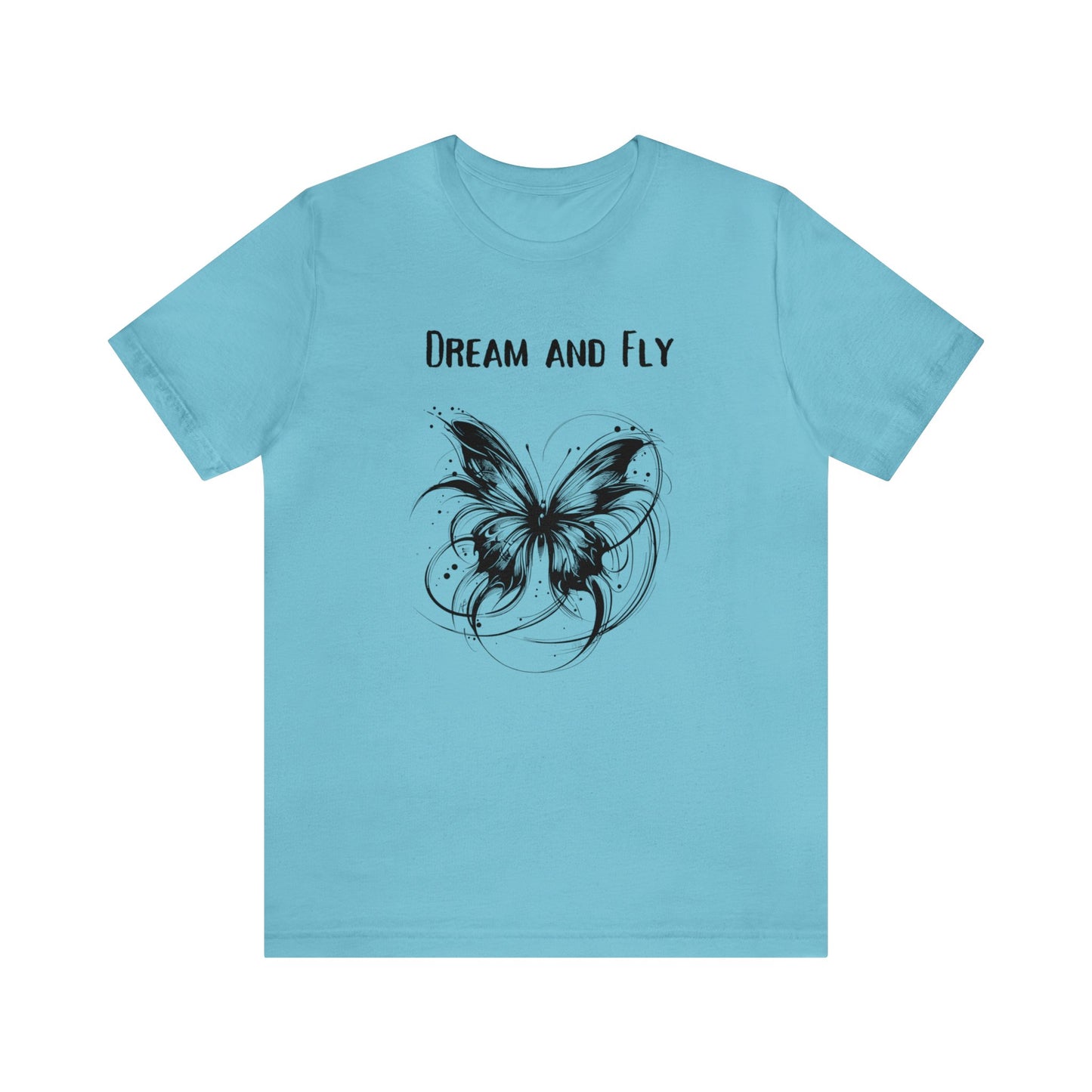 ocean blue graphic womens t shirt best gift for mom, great apparel for beach trip or pool party in tropical resorts