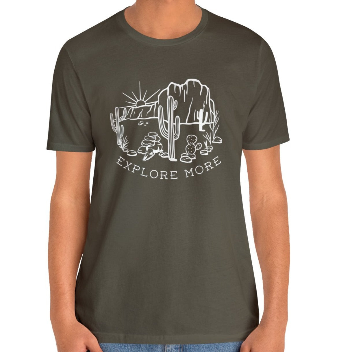 Explore more, desert Tee