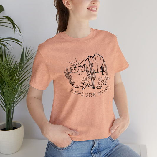 Explora más camiseta de manga corta unisex Jersey del desierto