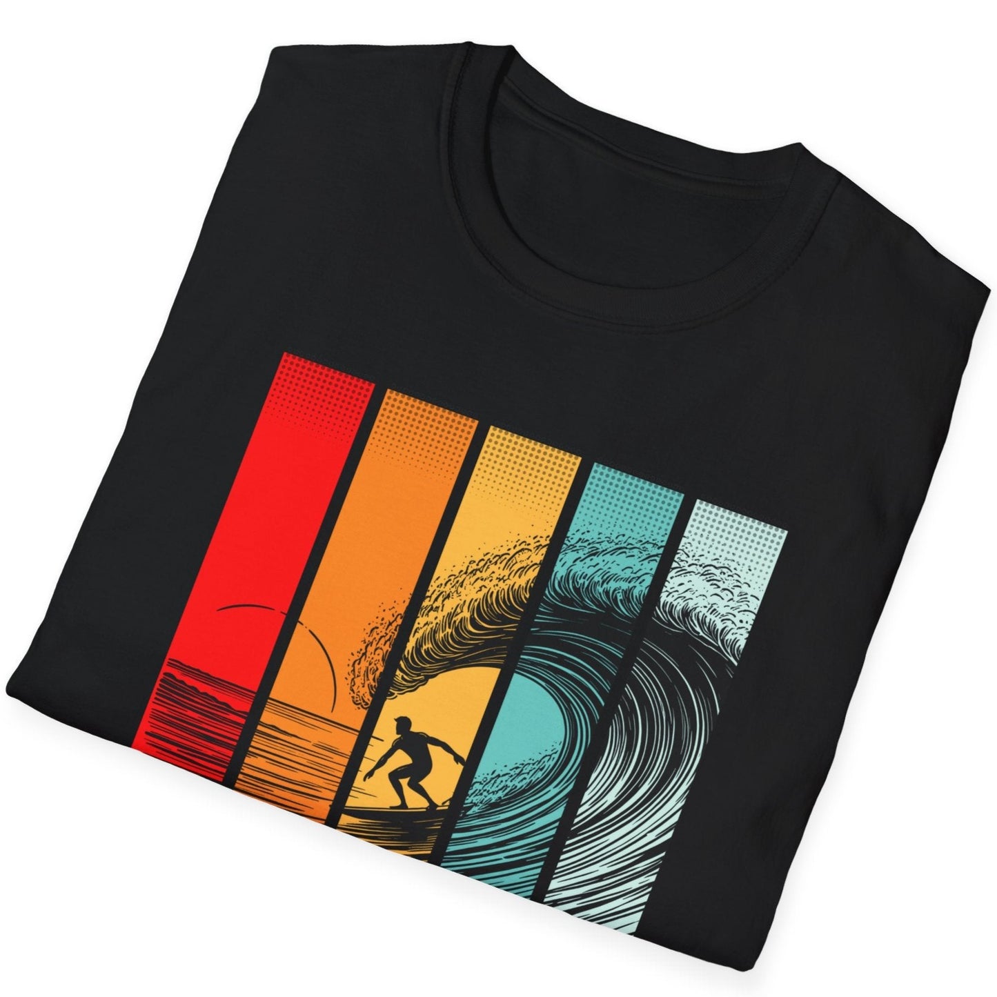 Surfing Time Sunset colors T-Shirt