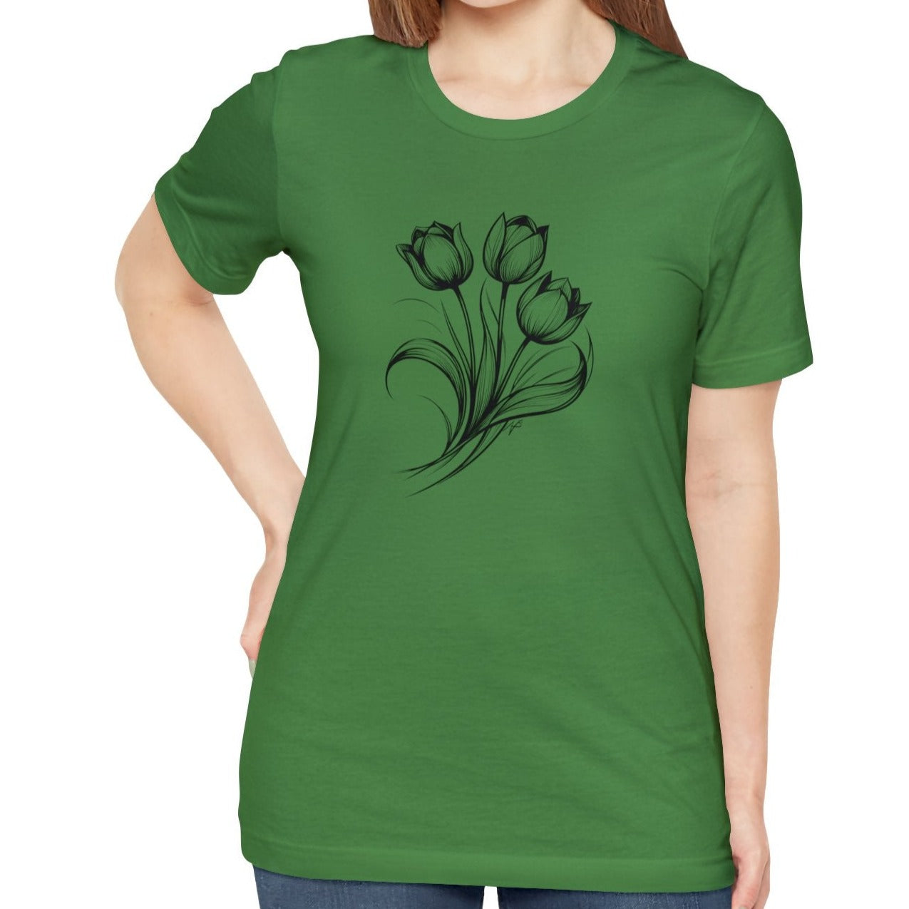 Camiseta de manga corta Tulips Unisex Jersey