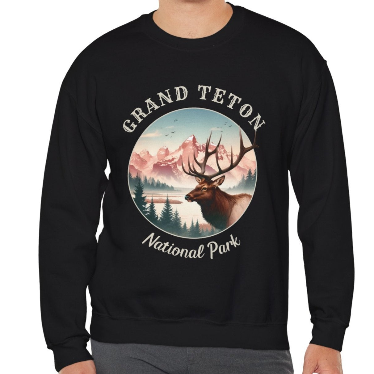 grand teton national park usa sweatshirt is nice gifts for your loved ones, perfect for enthusiast hikers and explorers of us parks. Live wild, live free, live full 