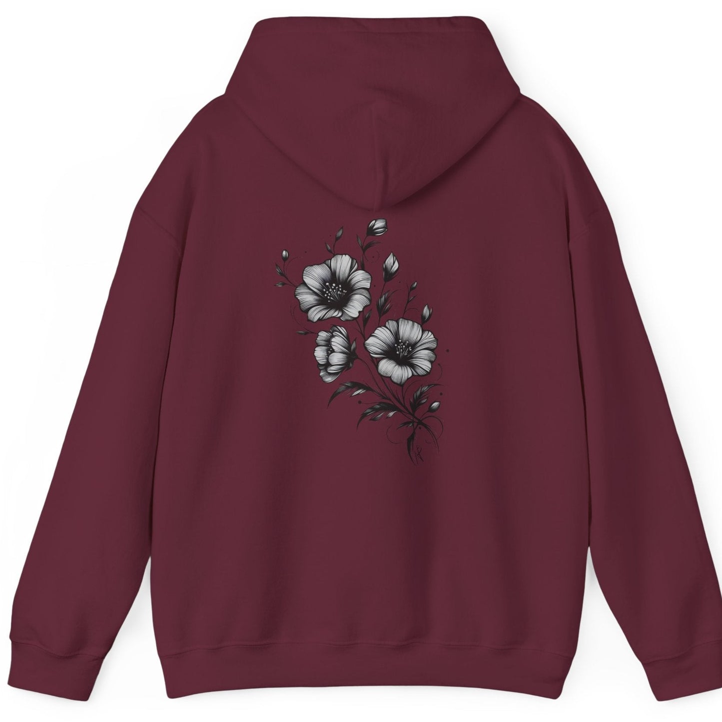 Midnight Flower Hoodie