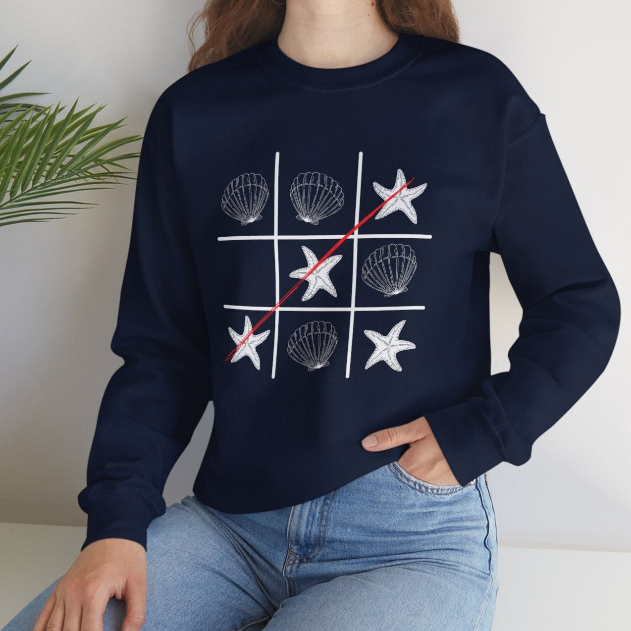 Shells and Stars Crewneck Sweatshirt