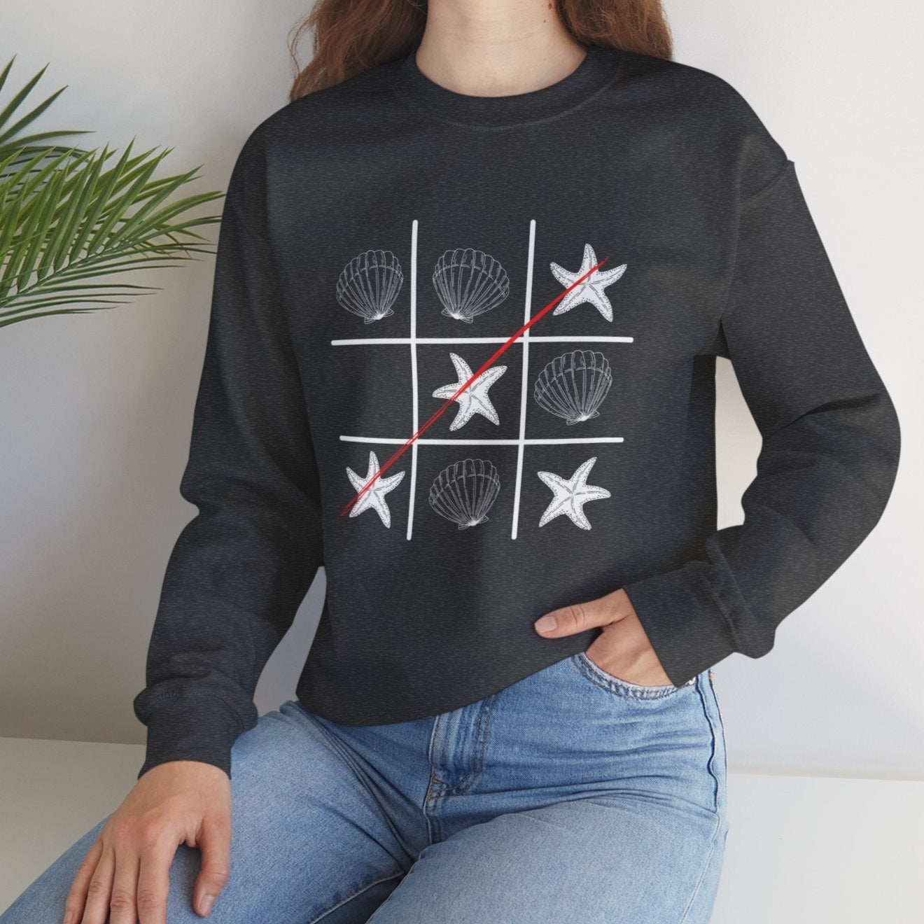 Shells and Stars Crewneck Sweatshirt