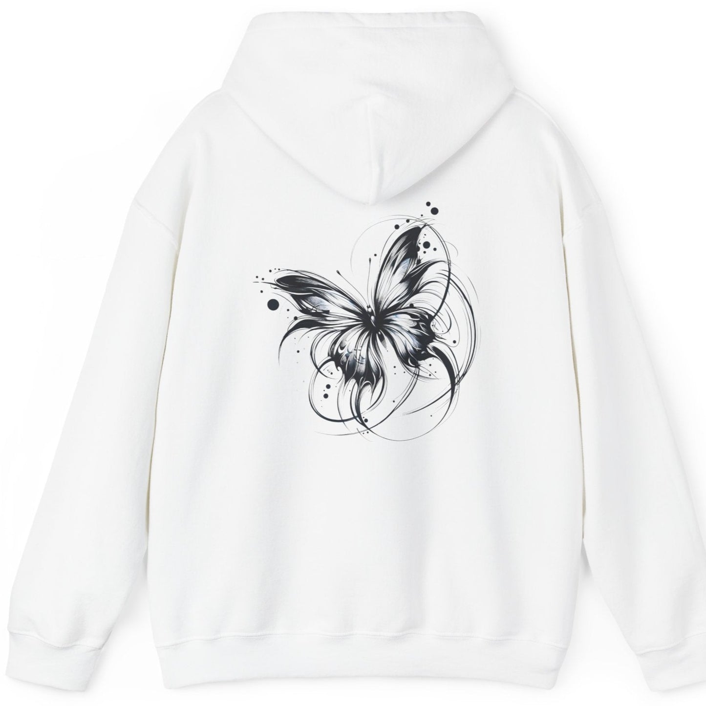 Caligraphy Butterfly Hoodie