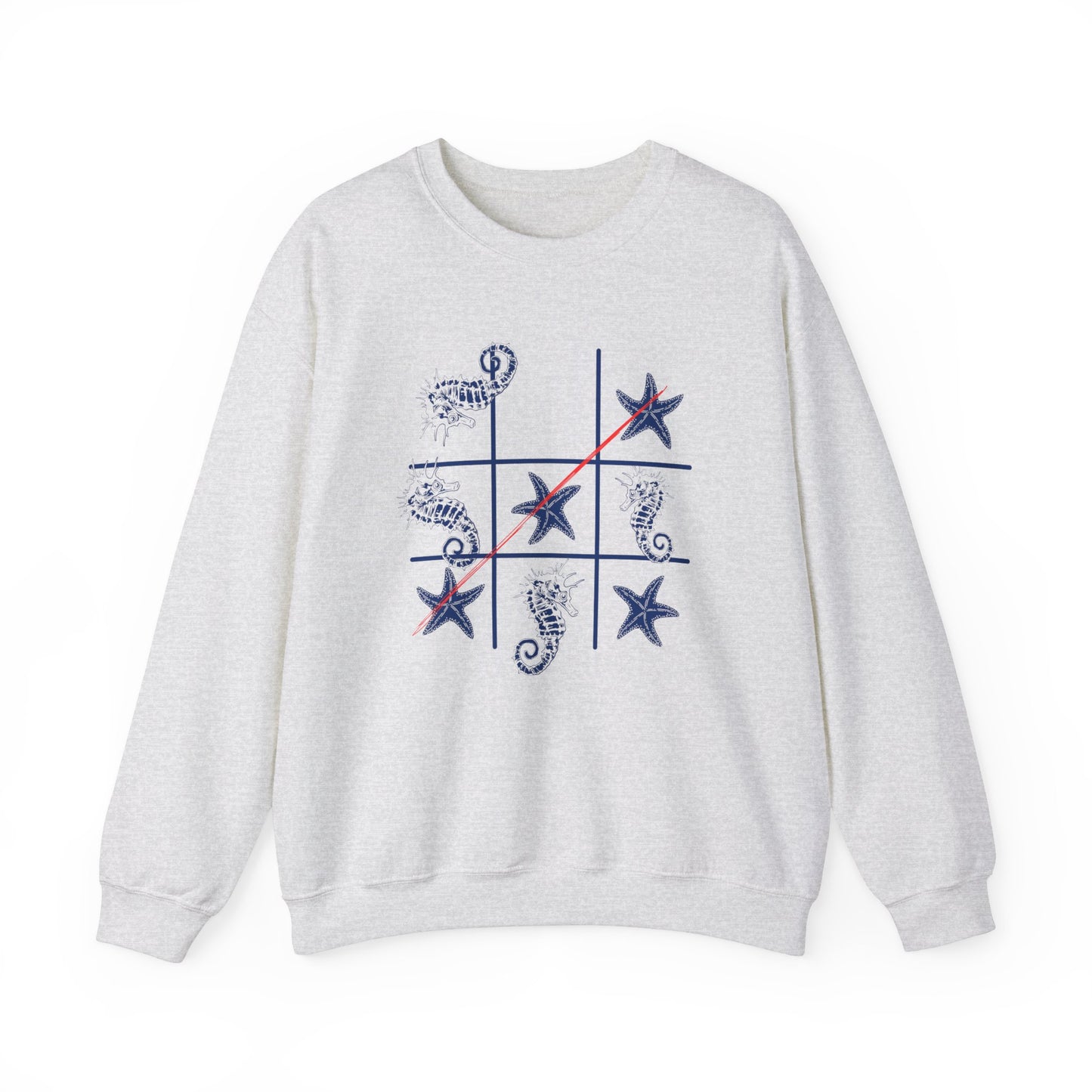 Seahorses and Stars Crewneck Sweatshirt