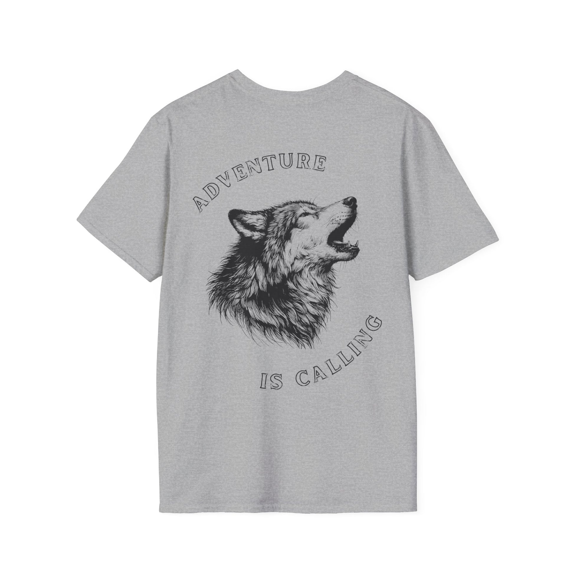 grey wolf design  t shirt mens, nature preservation tee, cool gift for men