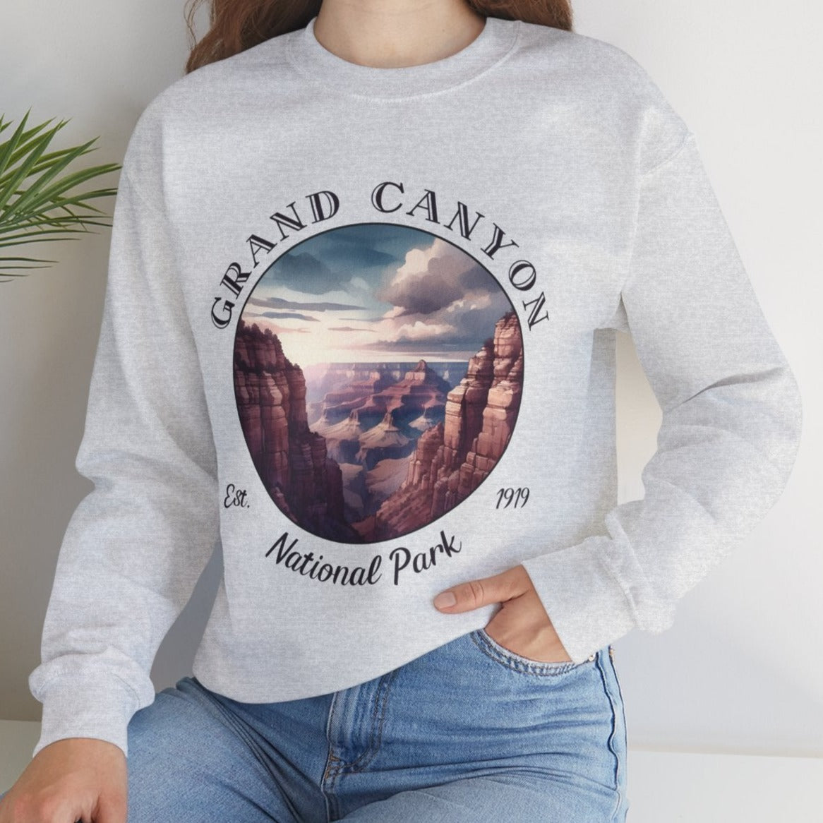 Grand Canyon national park united states sweatshirt nice gifts for your loved ones, perfect for enthusiast hikers and explorers of us parks. Live wild, live free, live full. 