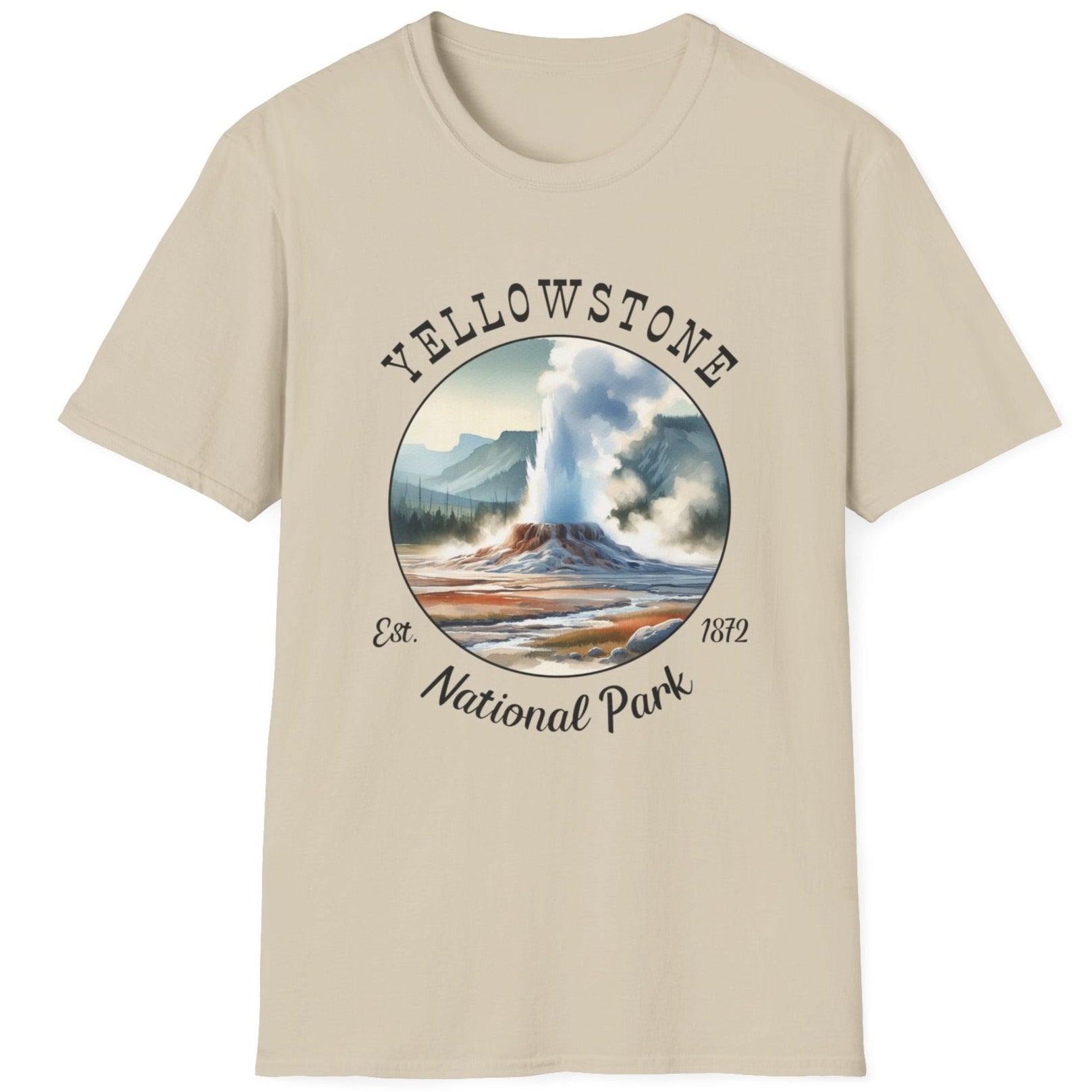 us yellowstone t-shirt great gift for girlfriend, mindful present for husband emberking on his journey to us np, apparel for those who live wild life and love us national parks