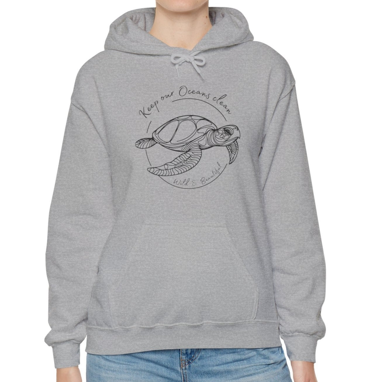 t turtle, hoodie gift for surfers,  grey hoodie