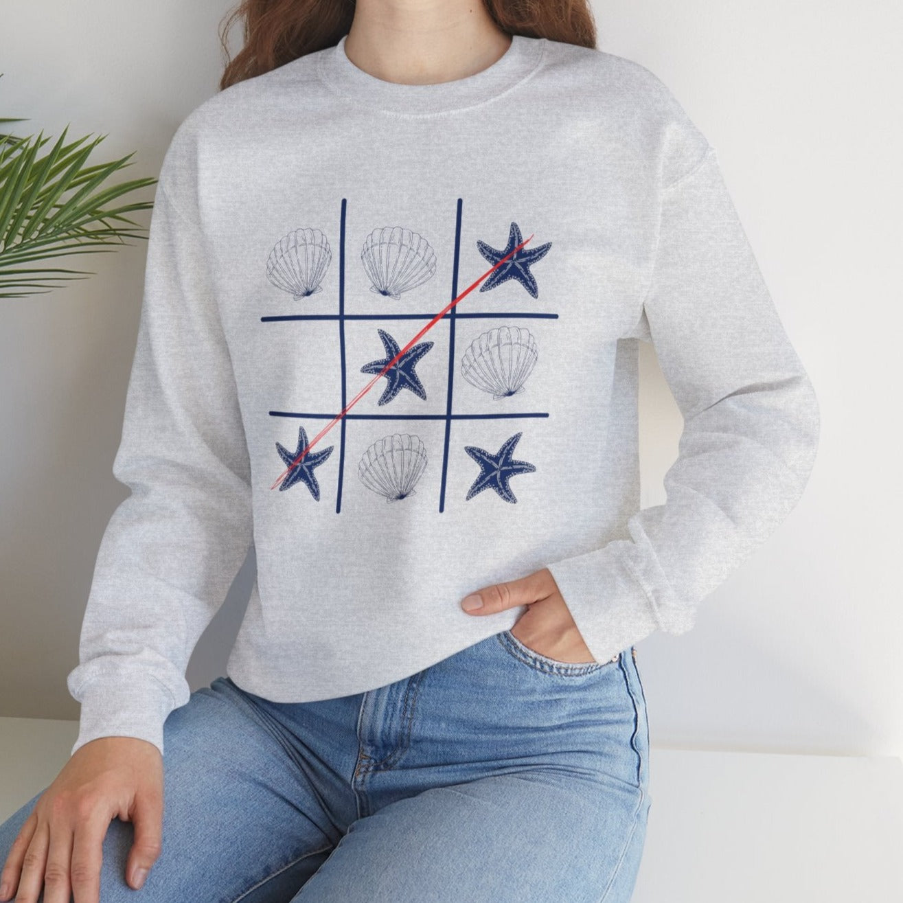 Shells and Stars Crewneck Sweatshirt