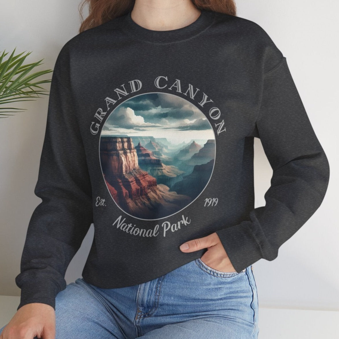 Grand Canyon national park united states sweatshirt nice gifts for your loved ones, perfect for enthusiast hikers and explorers of us parks. Live wild, live free, live full