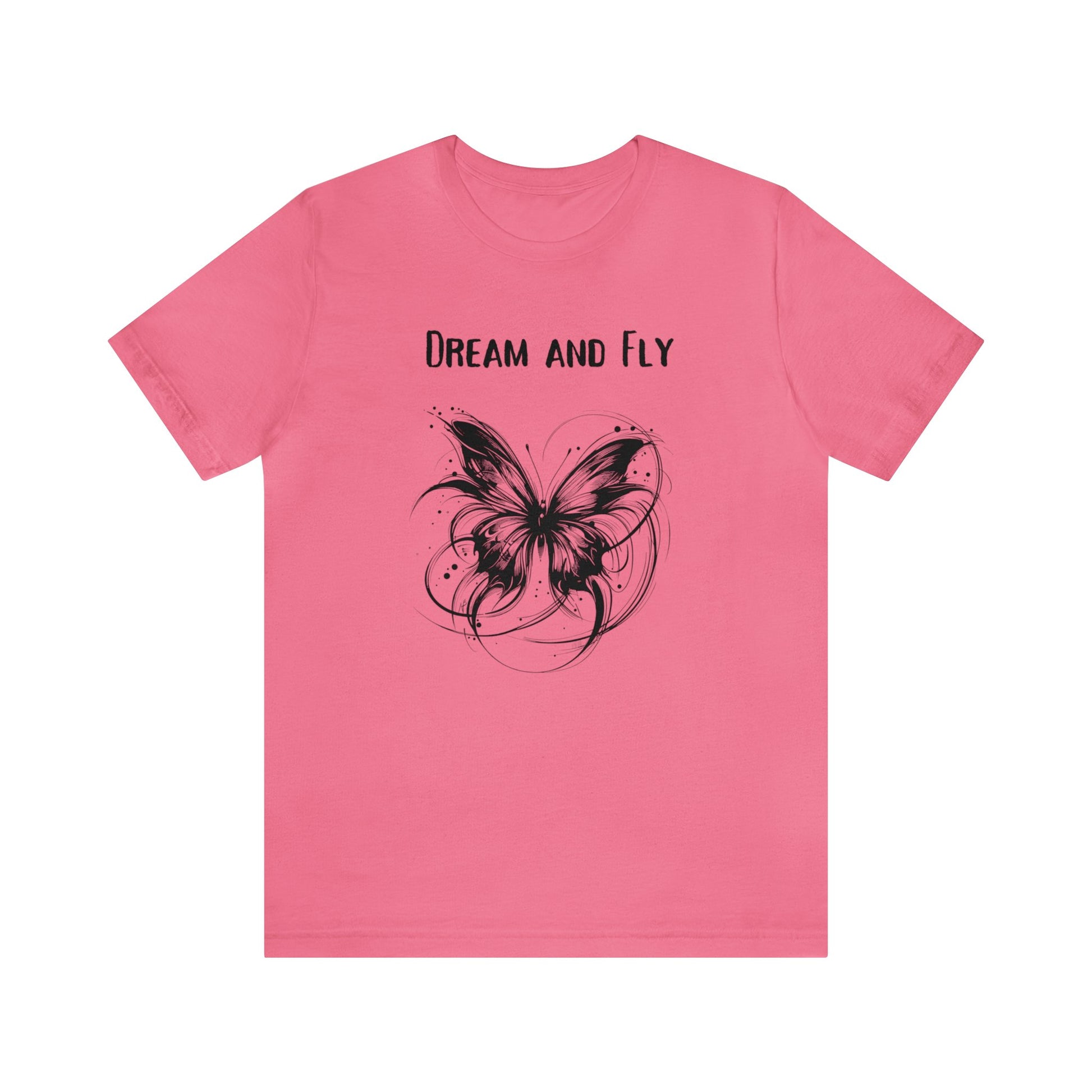 pink graphic shirt butterfly design best female gift for traveling women and their wild adventures in np usa