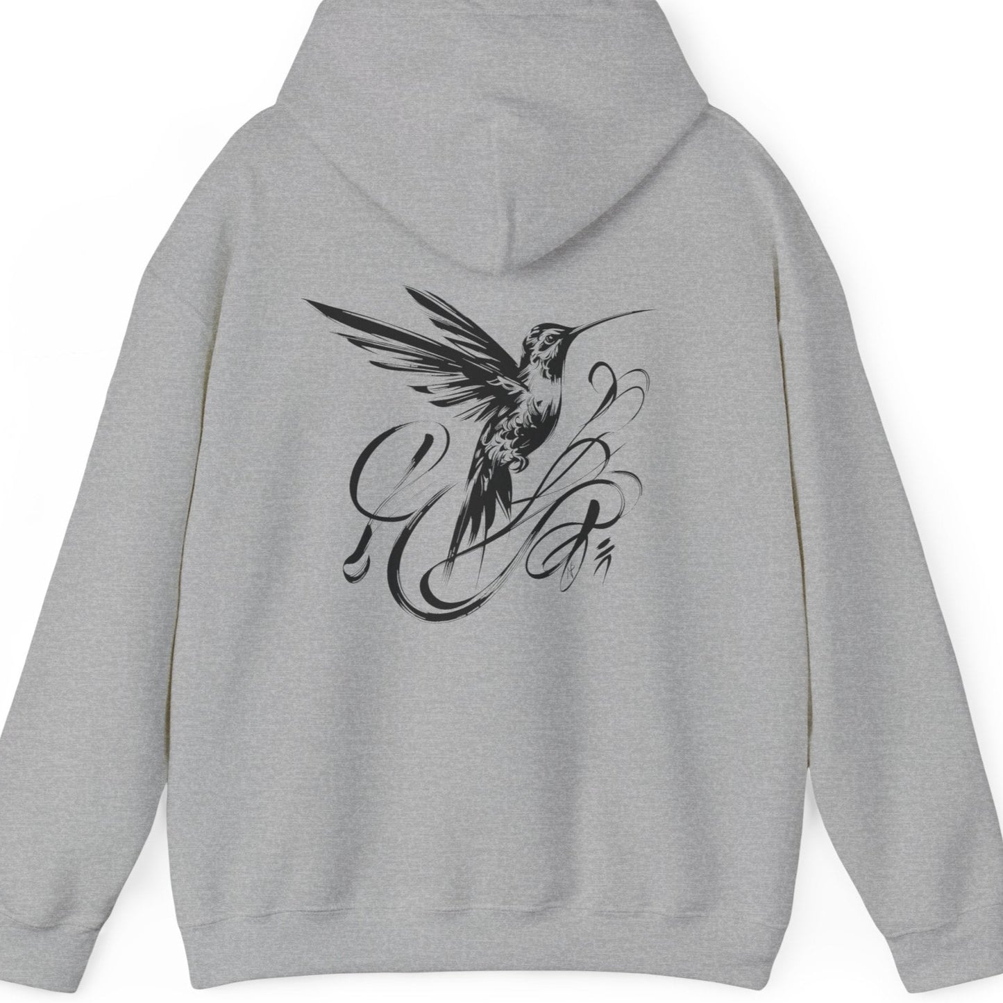 Calligraphy Hummingbird Hoodie