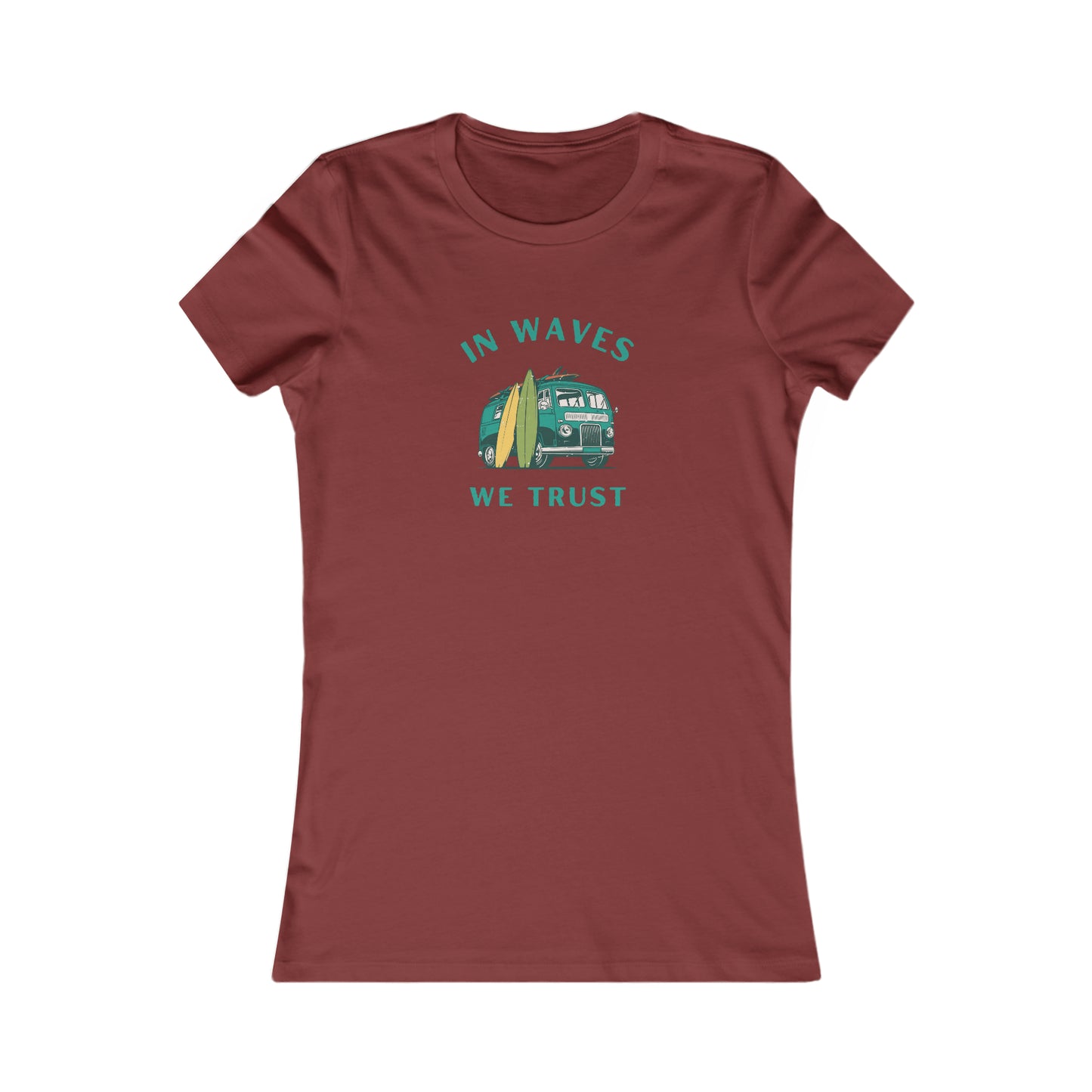 In waves we trust, Women's Tee