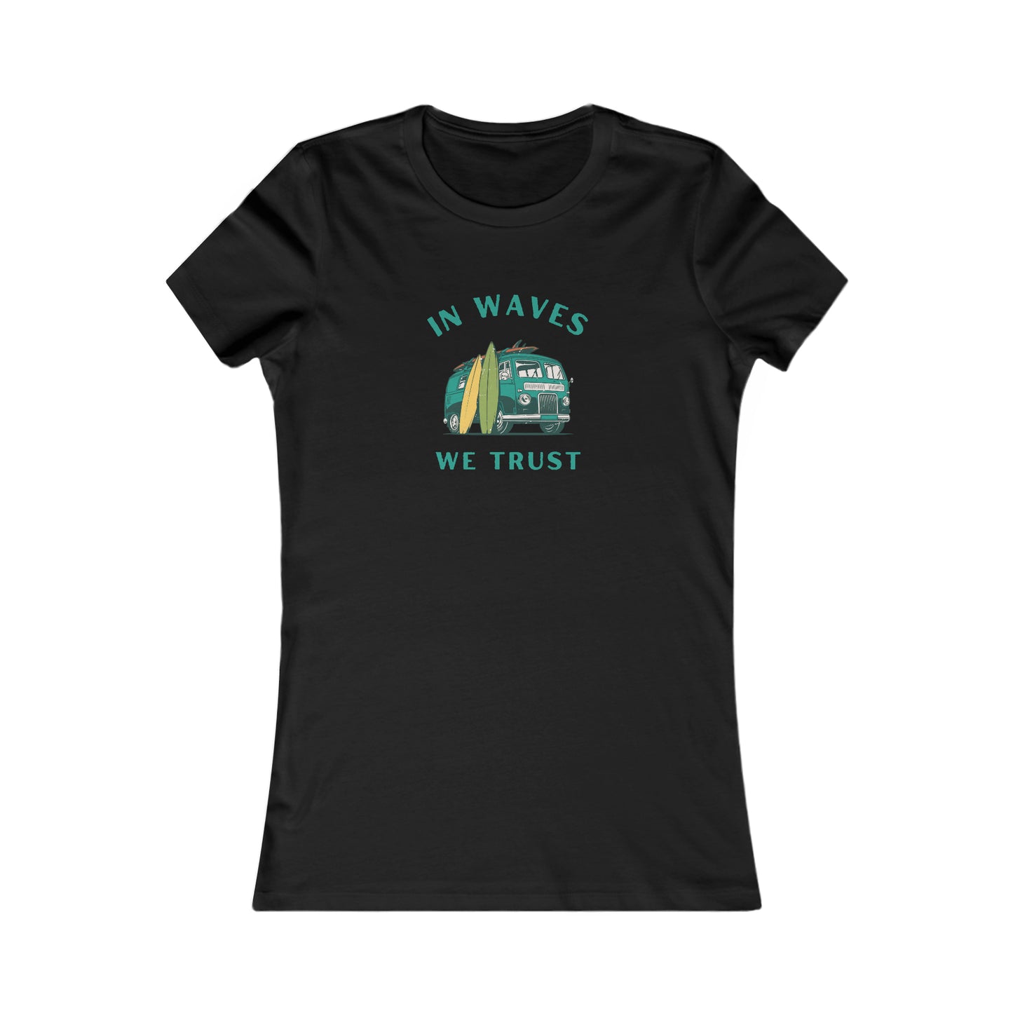 In waves we trust, Women's Tee