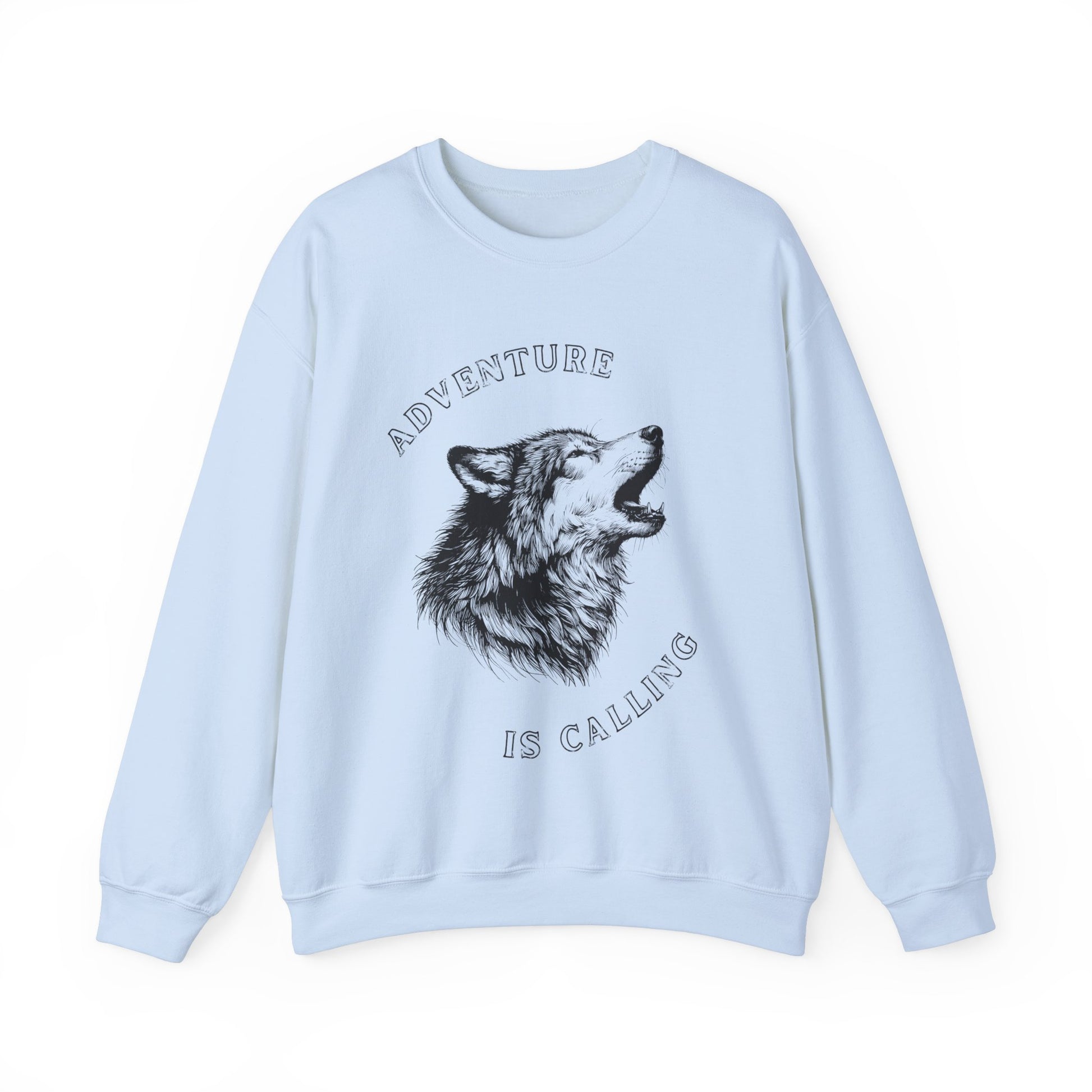 blue wolf sweatshirt, good gift for the nature conservation enthusiasts and us parks lovers