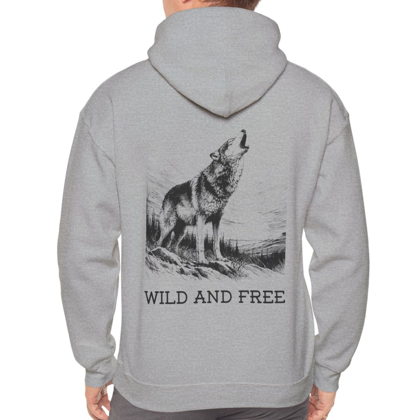 Wild & Free Wolf Hoodie