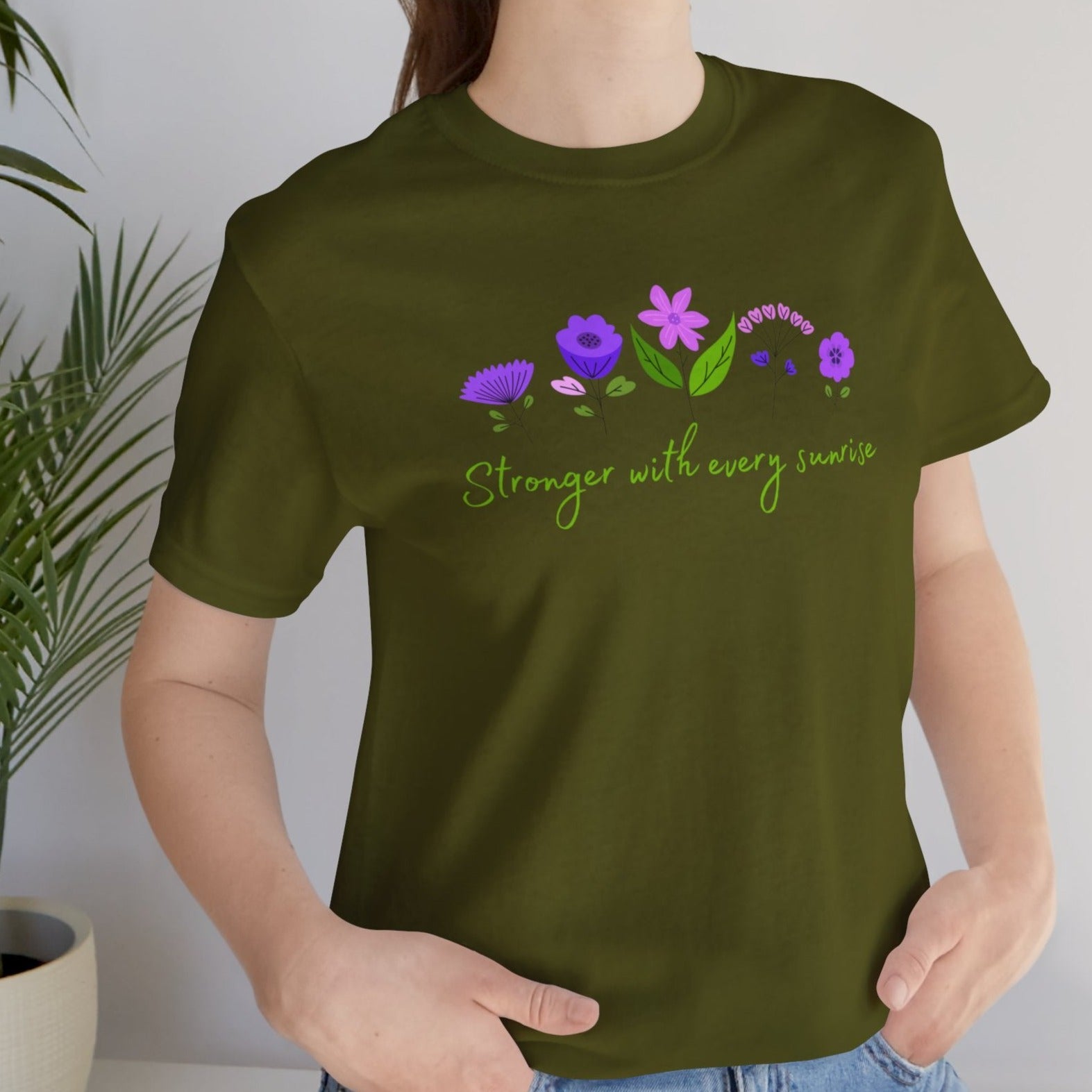 olive design t shirt for women, cool women empower women gift for friend or mom, cool reconvalescence gift